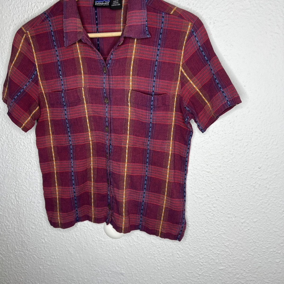 Patagonia Patagonia Vintage Womens Outdoor Summer Muslin Shirt Size M / US 6-8 / IT 42-44 - 3 Thumbnail