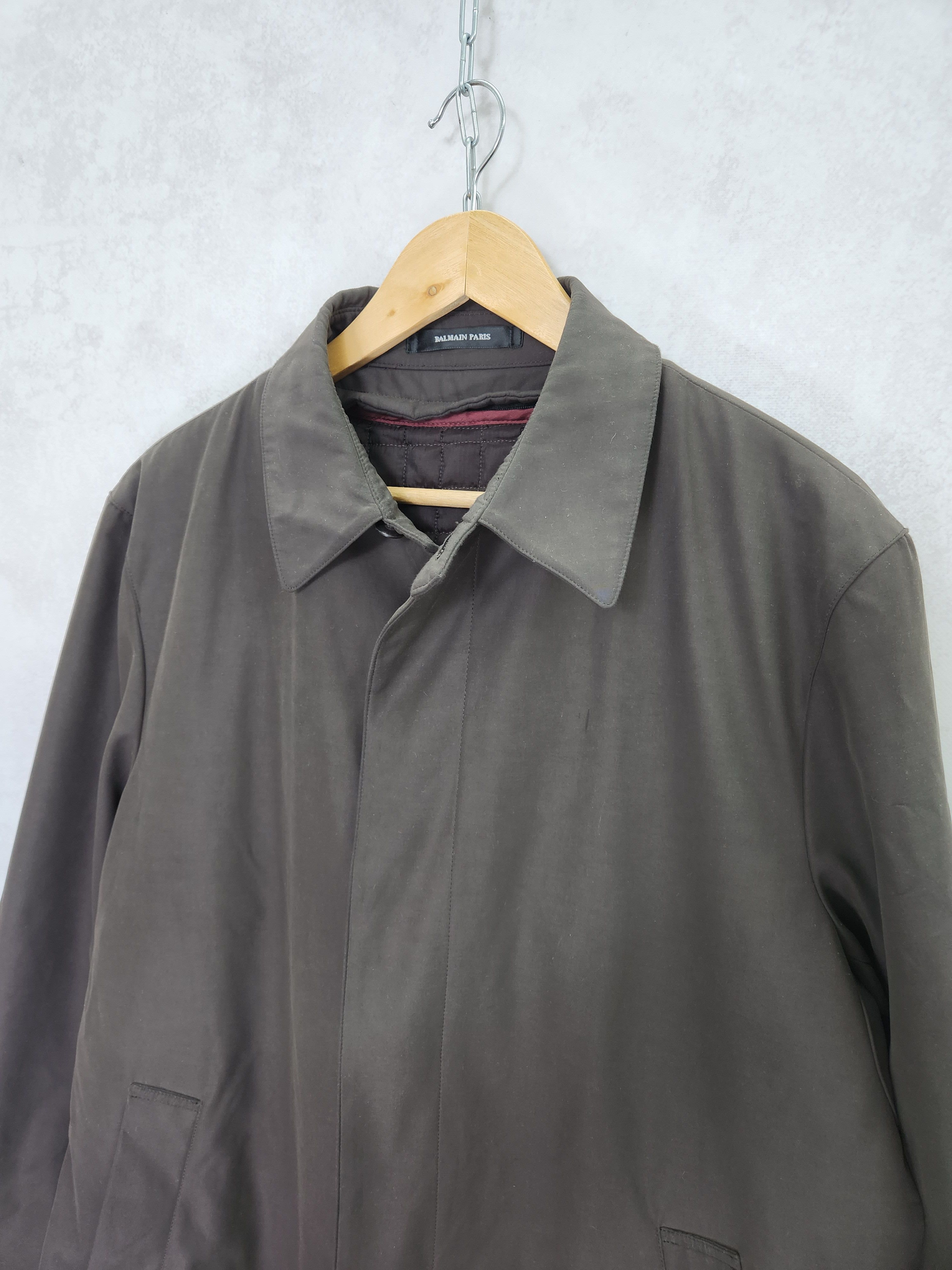Balmain Balmain Paris Vintage 90's Trench Coat middle length Jacket Size US M / EU 48-50 / 2 - 7 Thumbnail