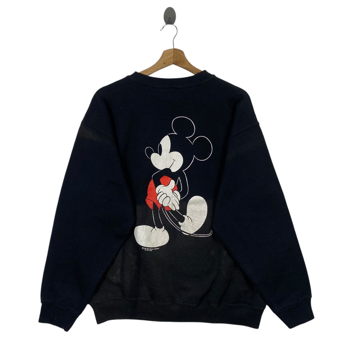 Mickey Mouse × Tultex × Vintage Vintage 90's MICKEY MOUSE CALIFORNIA Faded Crewneck Size US L / EU 52-54 / 3 - 5 Thumbnail