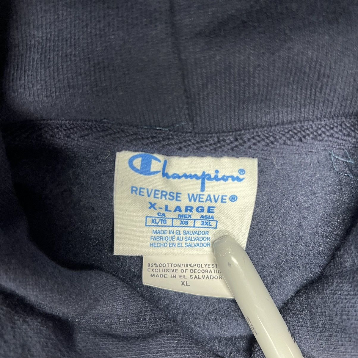 Champion Champion Reverse Weave Hoodie Blue Sweatshirt Glass Logo Y2K Size US XL / EU 56 / 4 - 10 Thumbnail