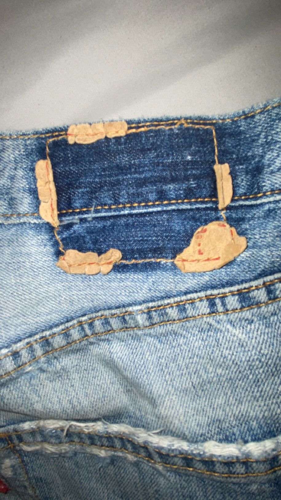 Levi's × Vintage Vintage 90s Levis 503 Faded Blue Jeans Size US 32 / EU 48 - 6 Thumbnail