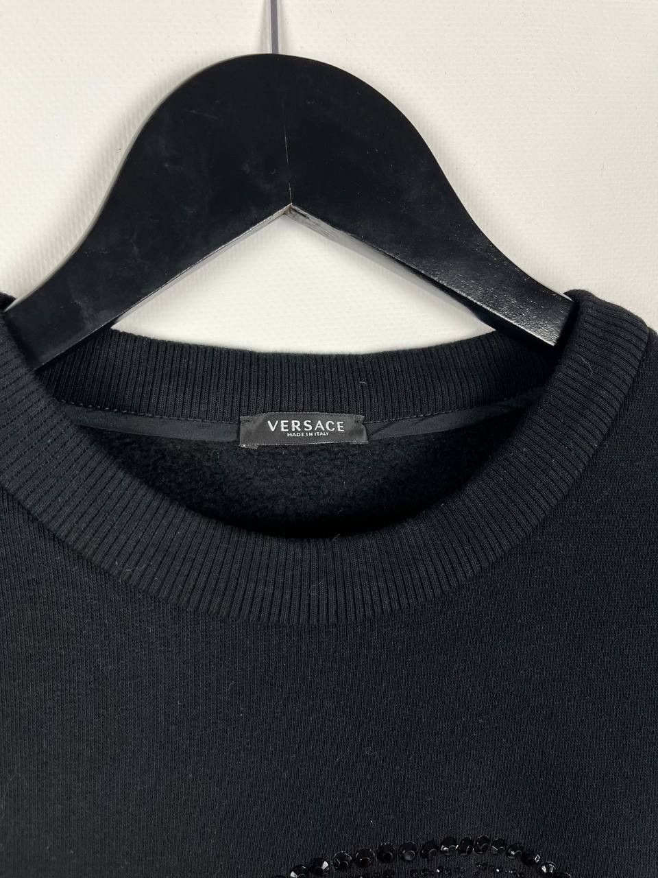 Versace Versace Medusa Crystal Sweatshirt IT 42 S Black Size S / US 4 / IT 40 - 6 Thumbnail