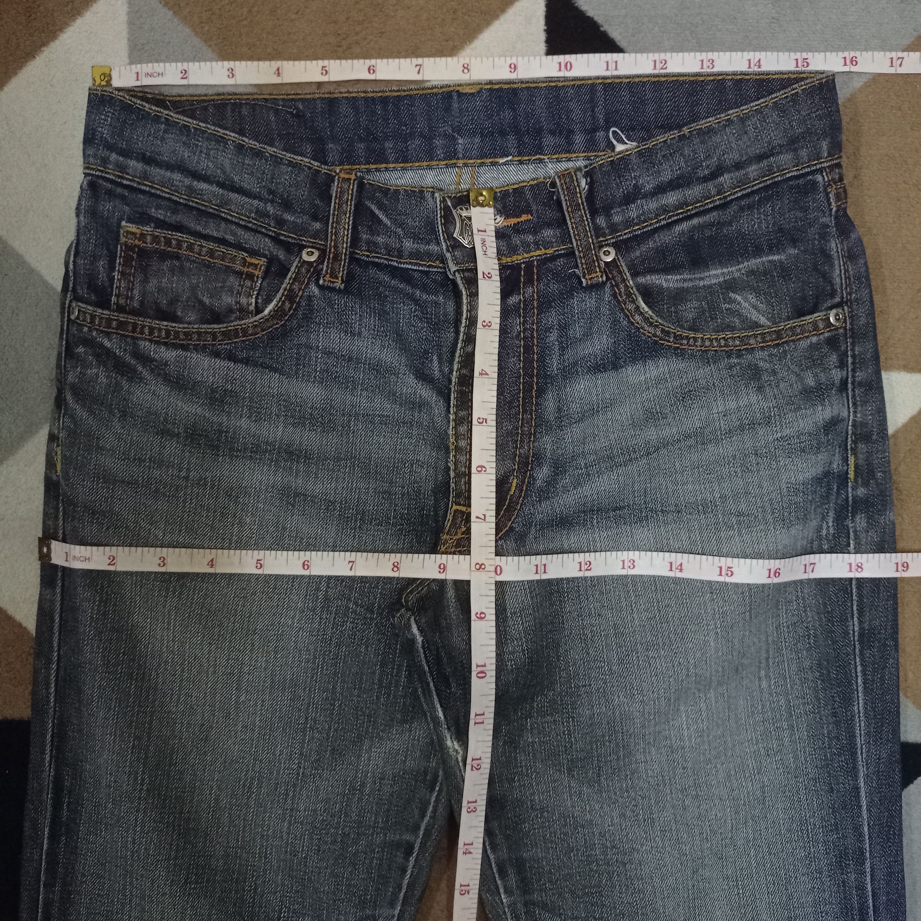 Monarchy Vintage USA Monarchy Atalier Ripped Flare Jeans 31x29 Size US 31 - 9 Thumbnail
