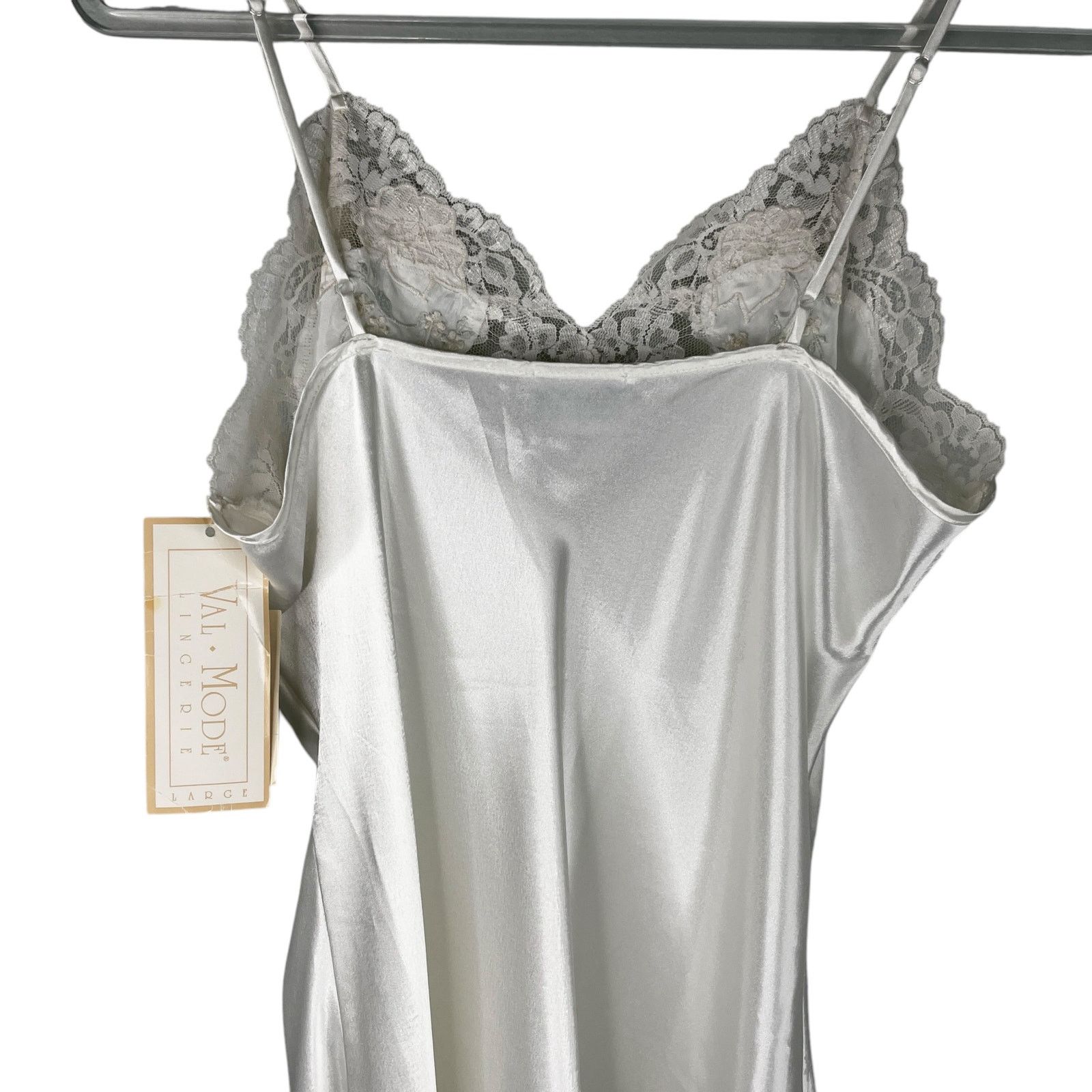 Other Val Mode Vintage Lingerie Wedding M/L Nightie Robe Lace New Size ONE SIZE - 9 Thumbnail
