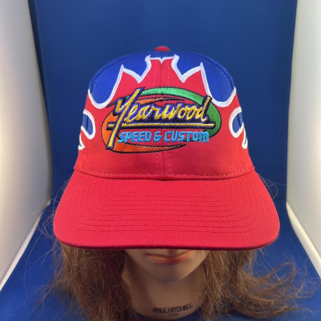 Nissan × Vintage Yearwood Speed & Custom Red Flame Cap Vintage Size ONE SIZE - 1 Thumbnail