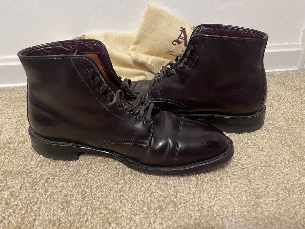 Alden Alden Cap toe, Commando Sole, Color 8 Shell Cordovan, 10D Size US 10 / EU 43 - 6 Thumbnail