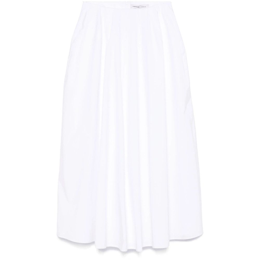 Carven Carven WHITE Skirts - A-Line Skirts Size 27" / US 4 / IT 40 - 1 Thumbnail