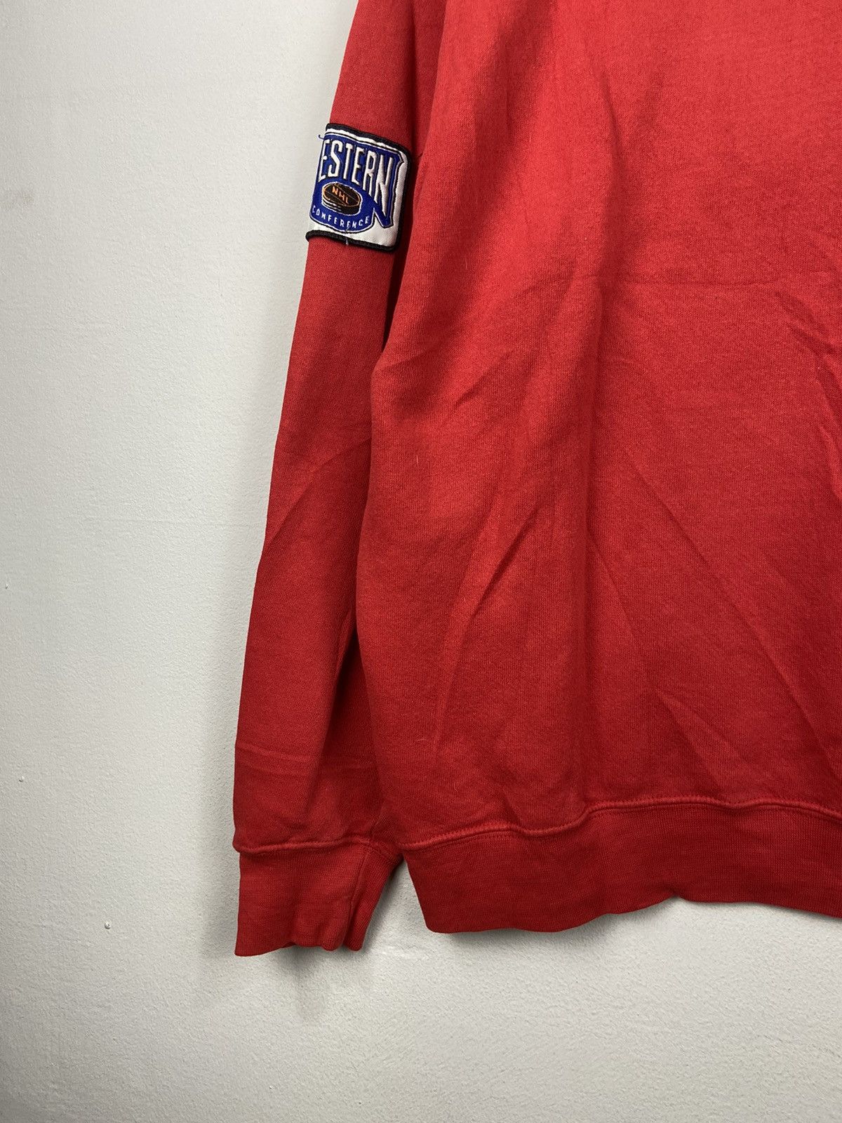 NHL × Vintage 1990s Detroit Red Wings Hockey Sweatshirt Size US L / EU 52-54 / 3 - 11 Thumbnail