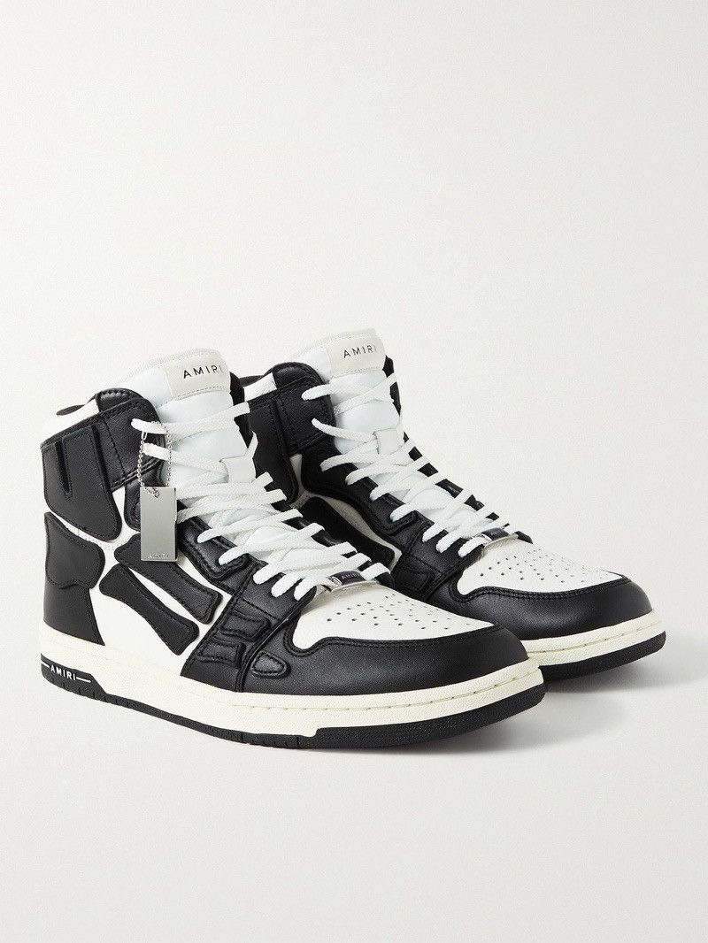 Amiri RARE AMIRI Skeleton "Skel-Top Hi" Sneakers - Women’s 38/US 8 Size US 8 / IT 38 - 1 Thumbnail