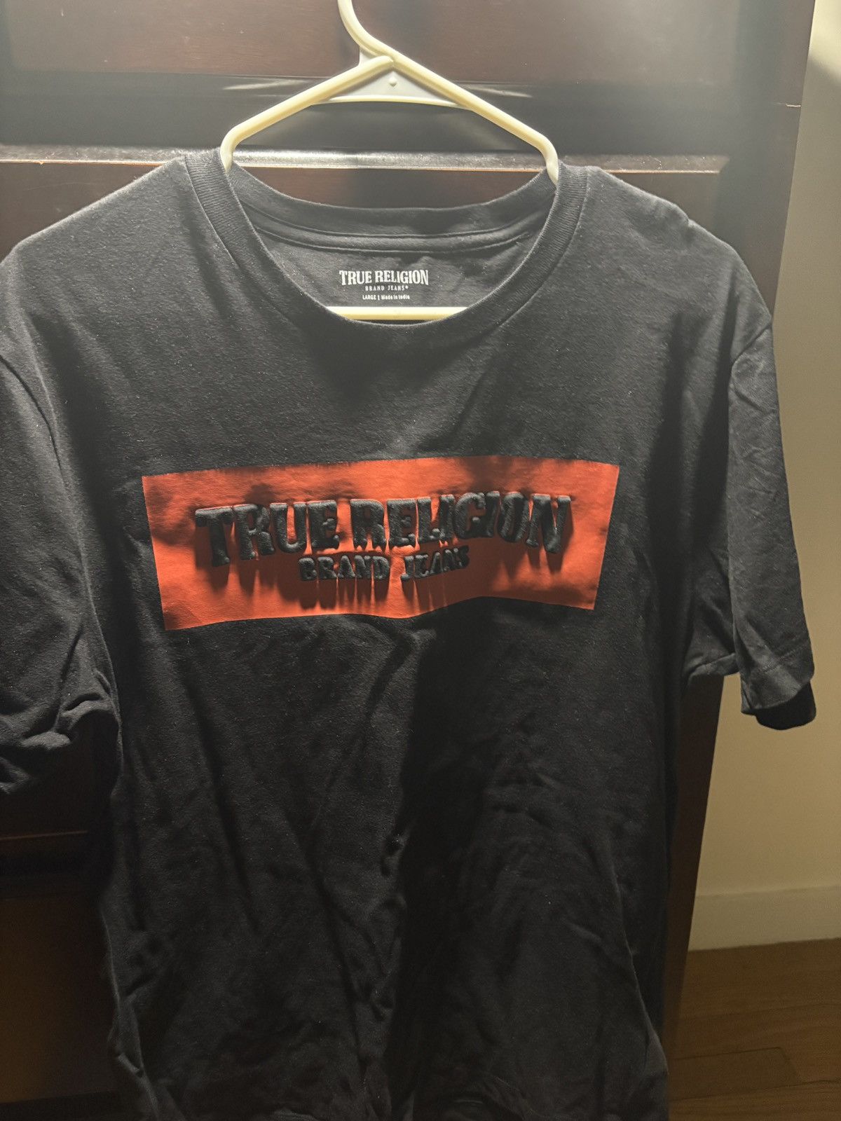 True Religion Black And Red True Religion T-Shirt Size US L / EU 52-54 / 3 - 1 Thumbnail