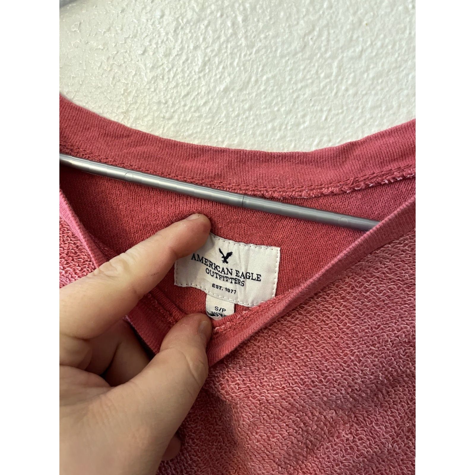 American Eagle Outfitters VINTAGE American Eagle Outfitters Pullover Sweater Shirt Adult Women S Pink Knit Cable-Knit 90s Classic Mens Womens Girls? Size S / US 4 / IT 40 - 3 Thumbnail