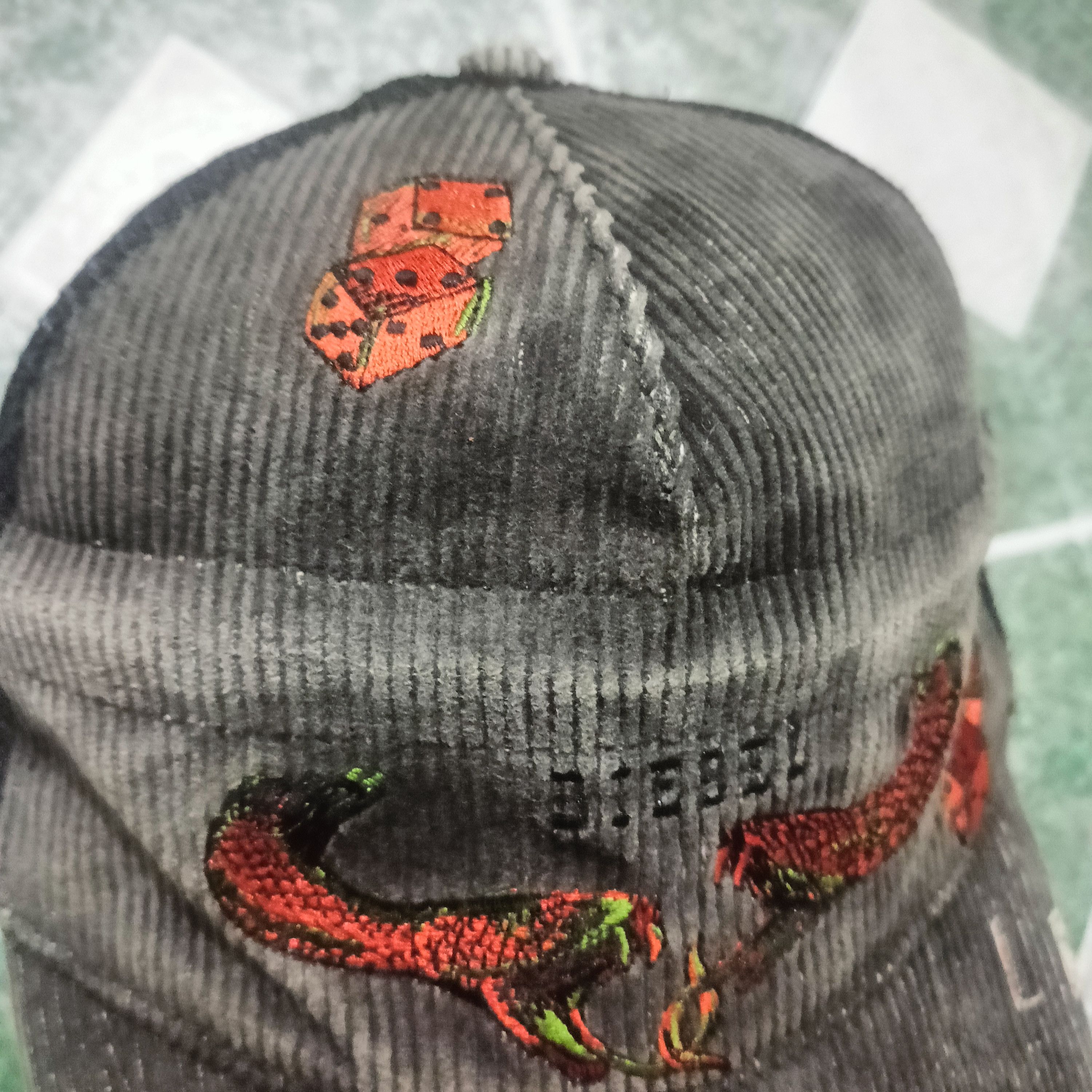 Diesel Rare Vintage Diesel Distressed Corduroy Cobra Trucker Cap Size ONE SIZE - 3 Thumbnail