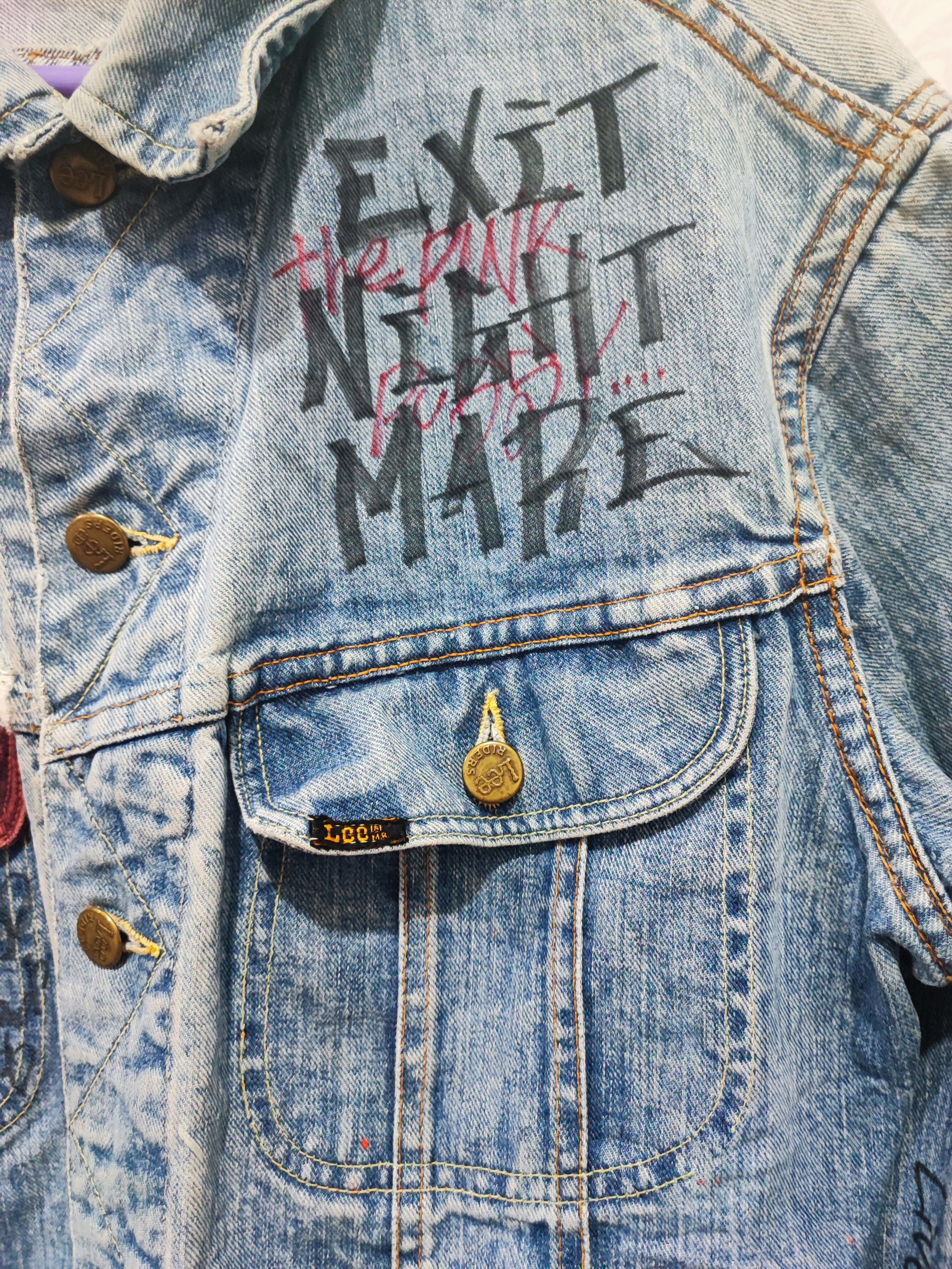 Lee True Vintage 60's Lee Denim Jacket Celebrities Style Size M / US 6-8 / IT 42-44 - 5 Thumbnail