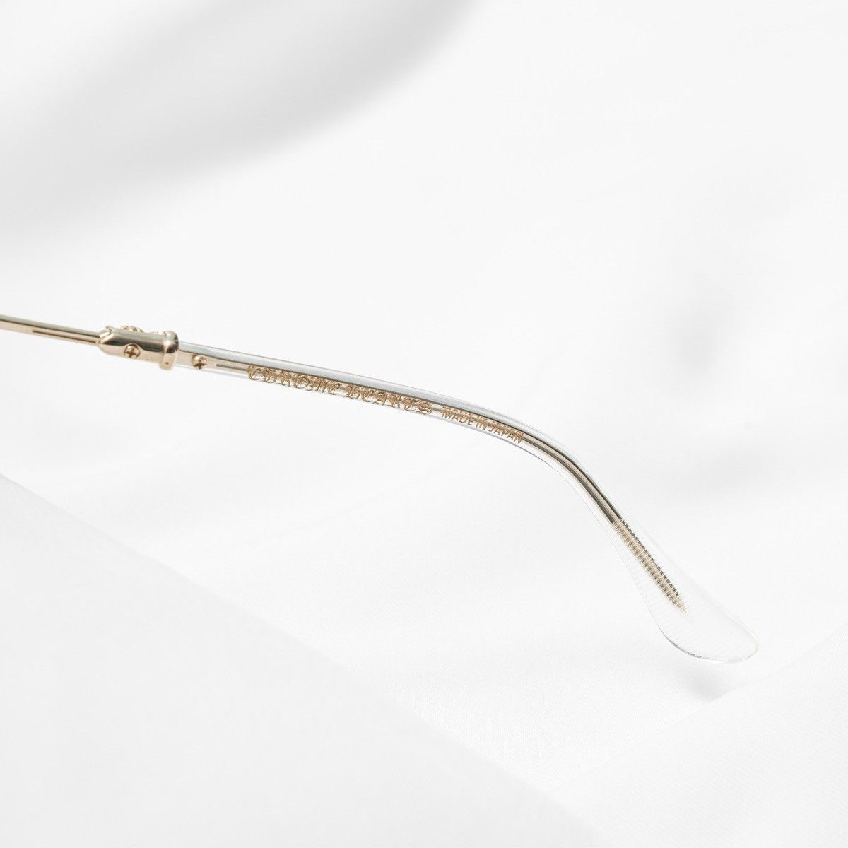 Chrome Hearts CHROME HEARTS EDITH F CRYSSTAL/ GOLD PLATED GLASSES Size ONE SIZE - 4 Thumbnail