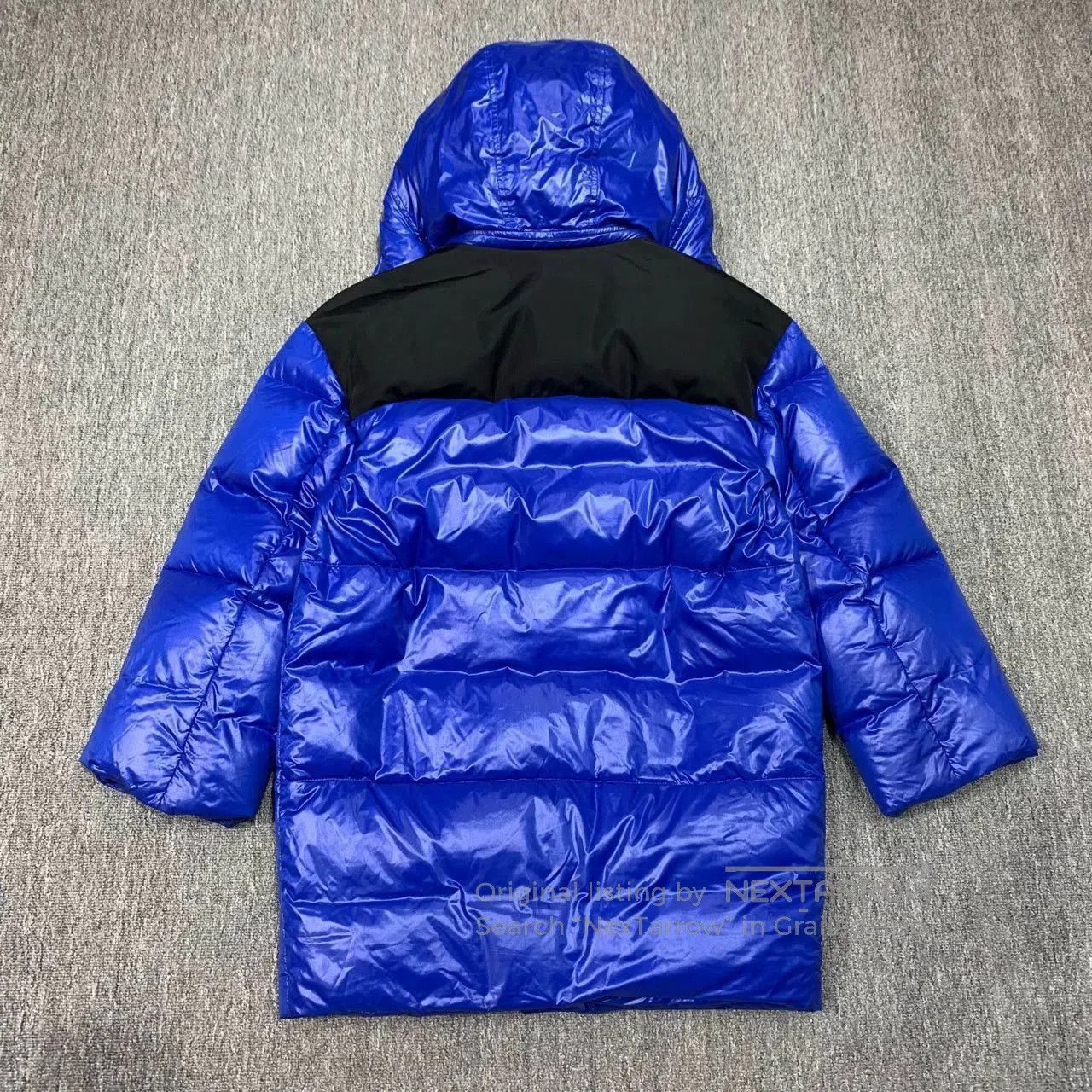 Miu Miu Miumiu Blue Logo Embroidered Long Down Jacket. Size M / US 6-8 / IT 42-44 - 2 Thumbnail