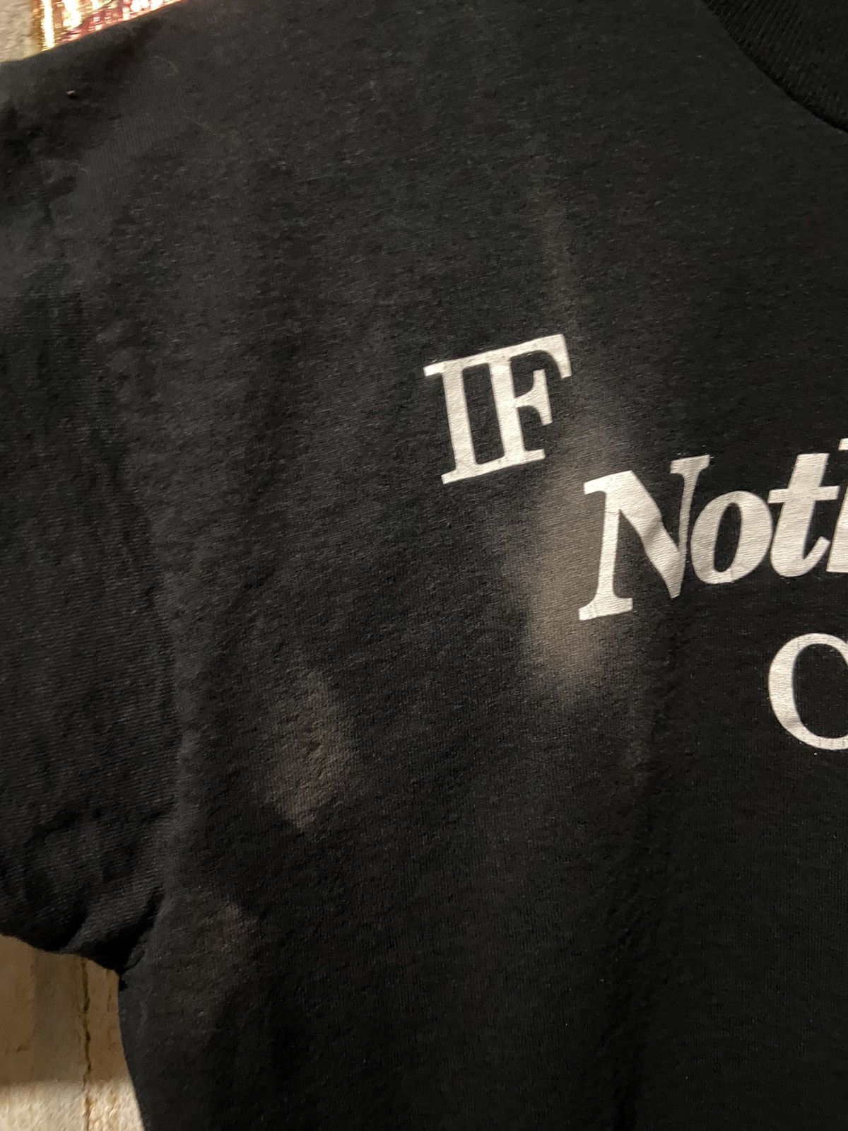Vintage Vintage if nothing changes text black t-shirt size L Size US L / EU 52-54 / 3 - 7 Thumbnail
