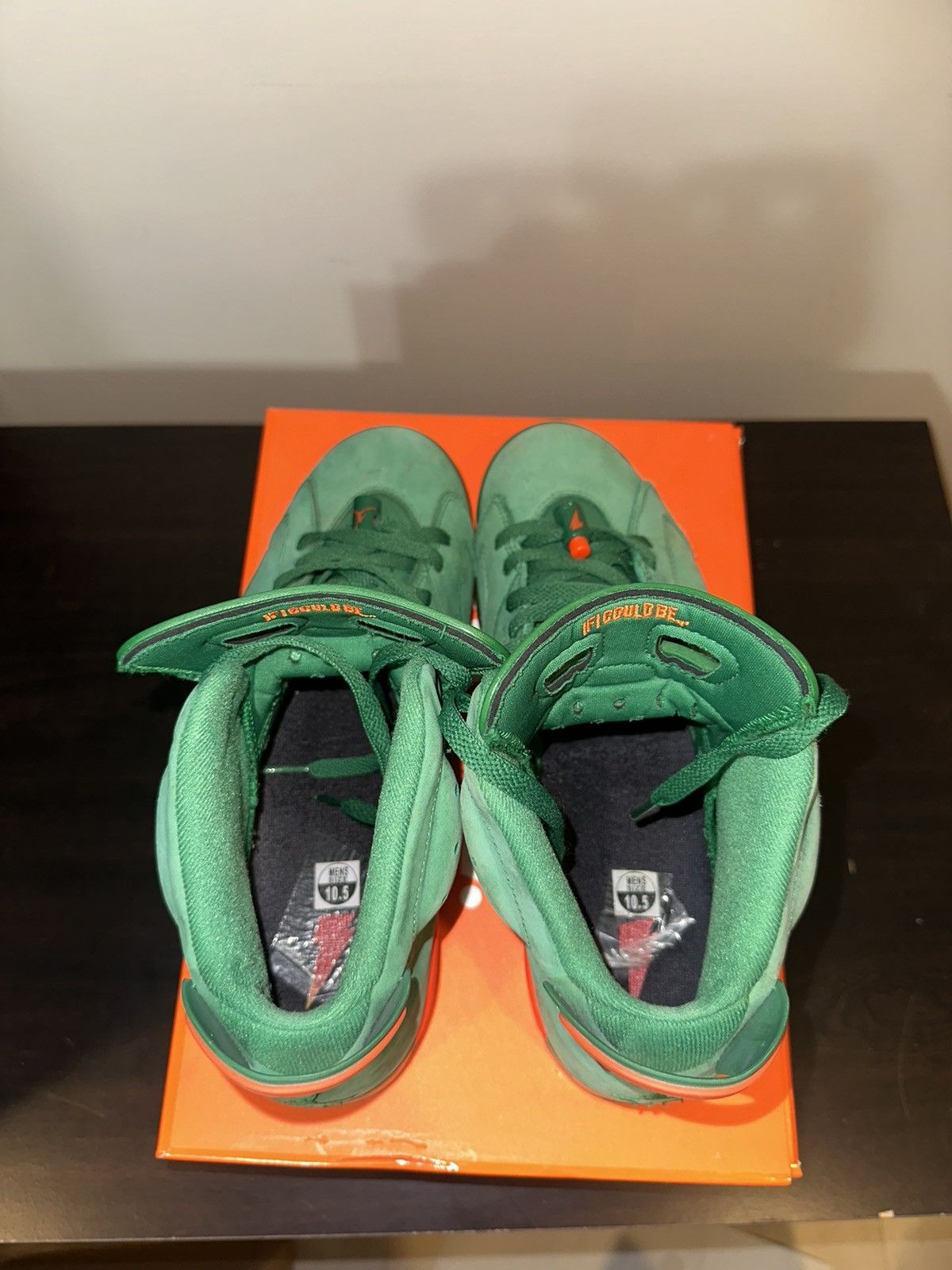 Jordan Brand × Nike 2017 Air Jordan 6 Retro NRG 'Green Suede Gatorade' Size US 10.5 / EU 43-44 - 4 Thumbnail