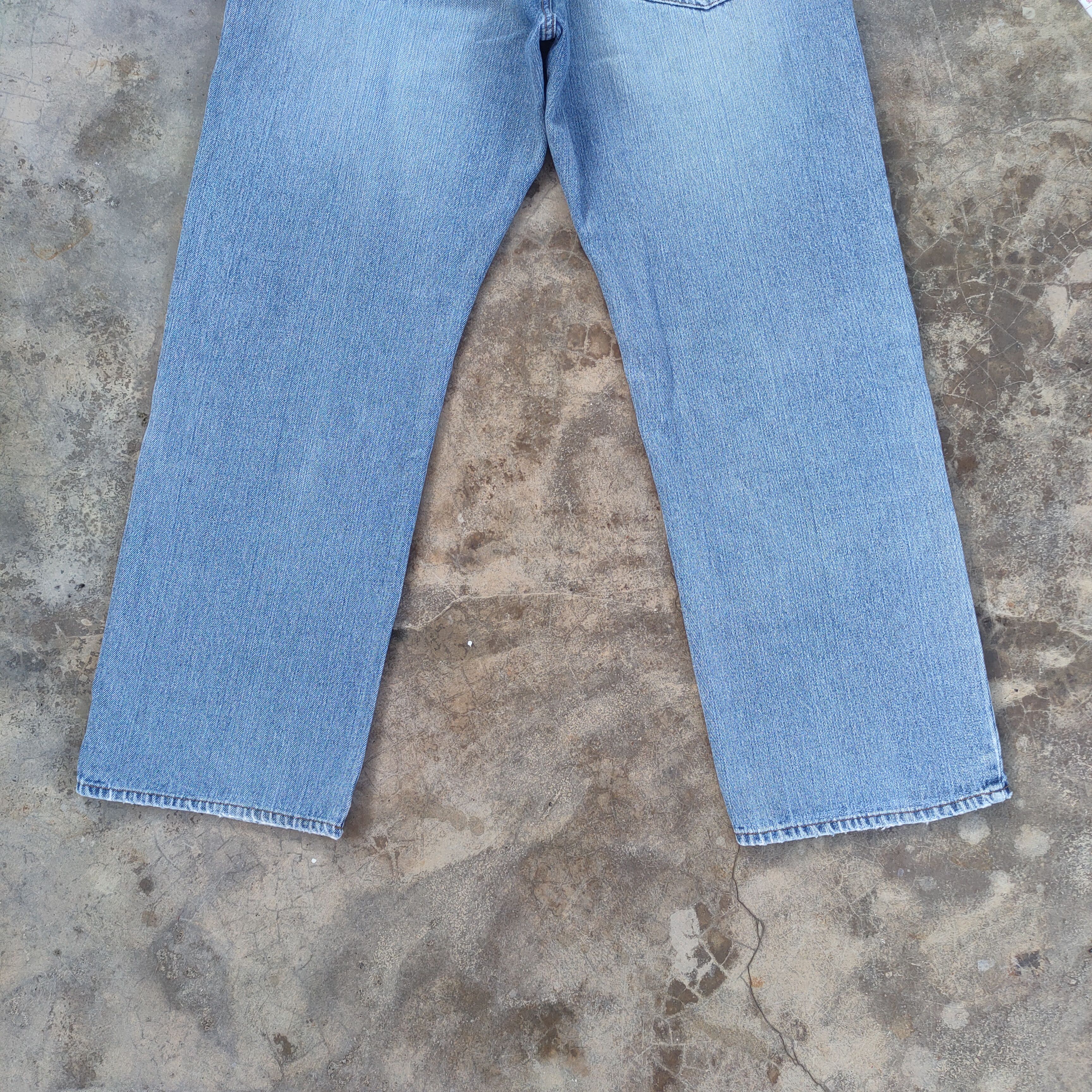 Japanese Brand × Jean × Vintage W35 VINTAGE JAPANESE DISTRESSED FADED JEANS PANTS Size US 35 - 10 Thumbnail