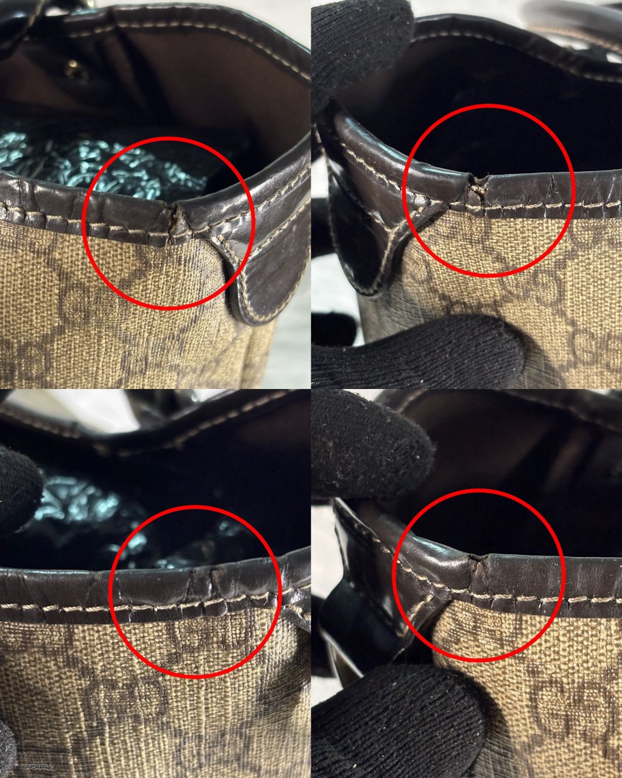 Gucci (very worn) Gucci Tote Bag Size ONE SIZE - 16 Thumbnail