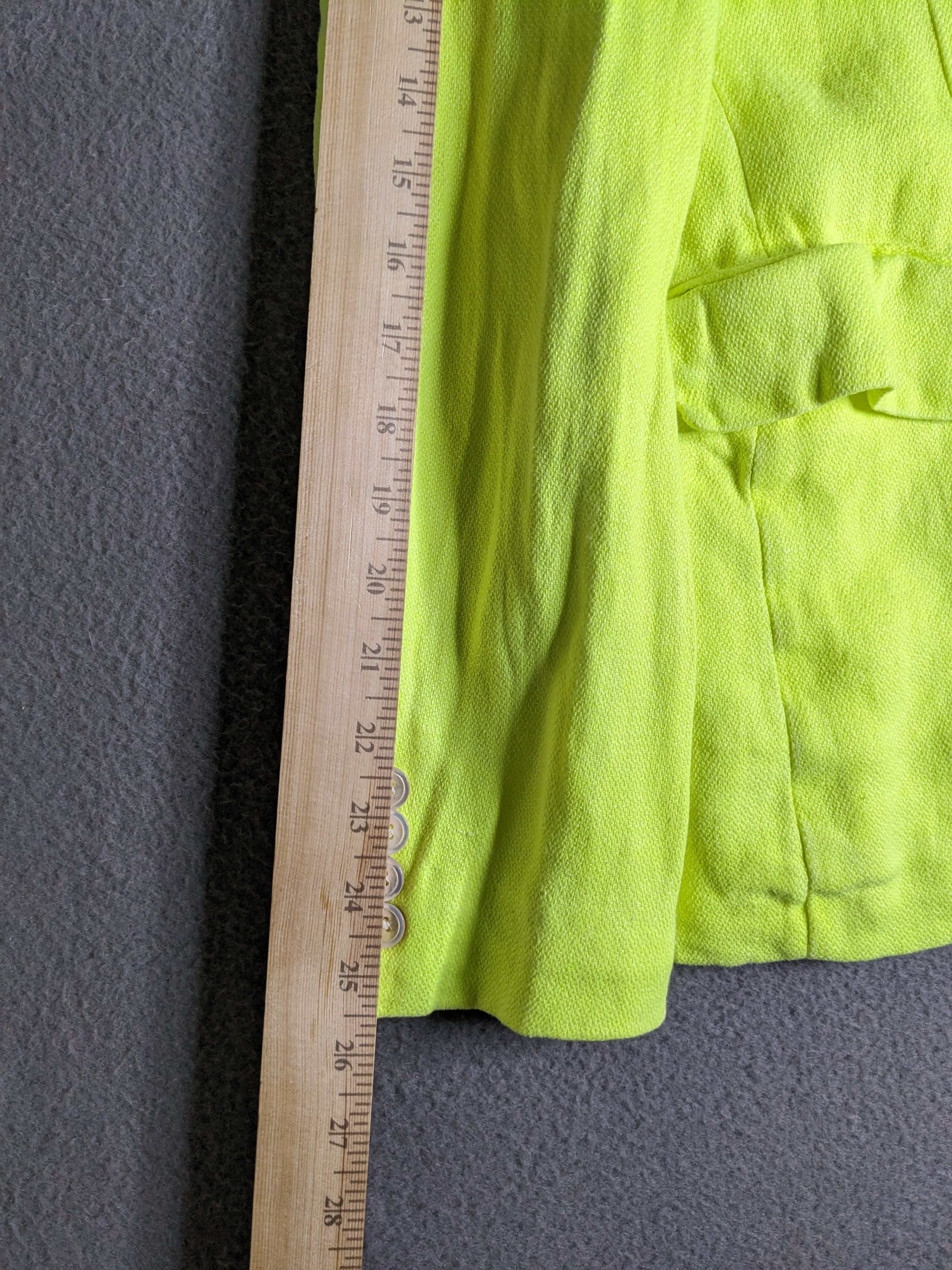 Polo Ralph Lauren Polo Ralph Lauren Linen Blazer Jacket Size 8 Chartreuse Size M / US 6-8 / IT 42-44 - 14 Thumbnail