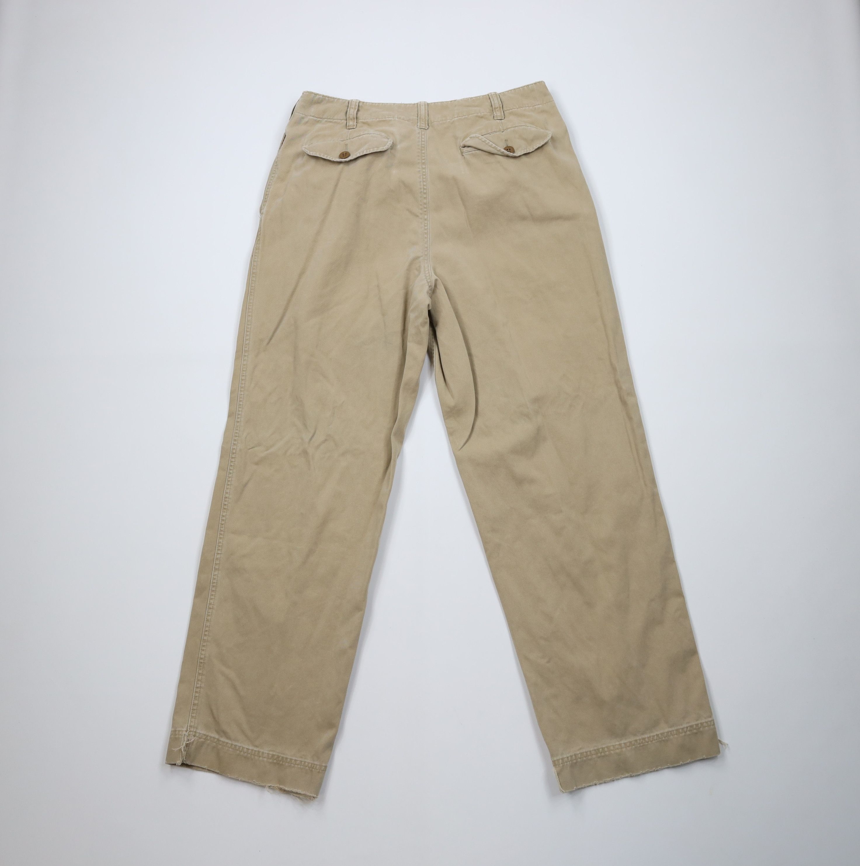 Abercrombie & Fitch Vintage 90s Y2K Abercrombie & Fitch Wide Leg Surplus Pants Size US 32 / EU 48 - 11 Thumbnail