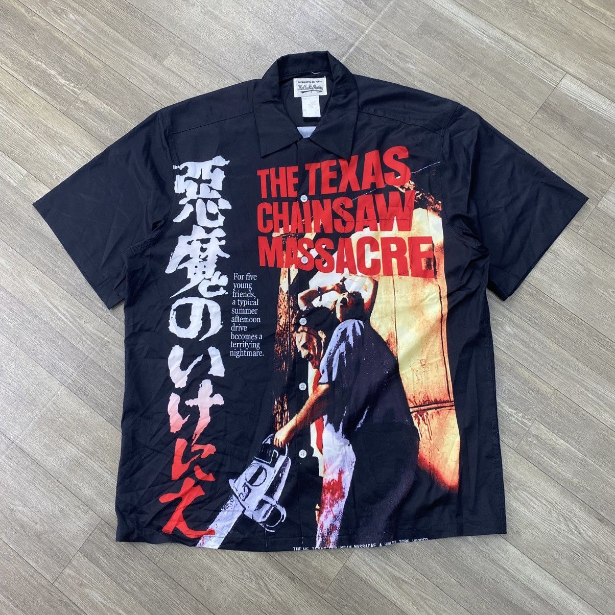 Wacko Maria Wacko Maria Black 'The Texas Chainsaw Massacre' Shirt Size US L / EU 52-54 / 3 - 1 Thumbnail