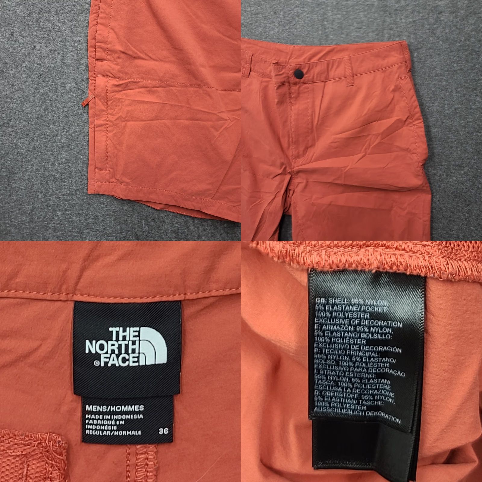 The North Face The North Face Paramount Active Shorts Mens 36 Orange Hiking Outdoor Cargo Size US 36 / EU 52 - 8 Thumbnail