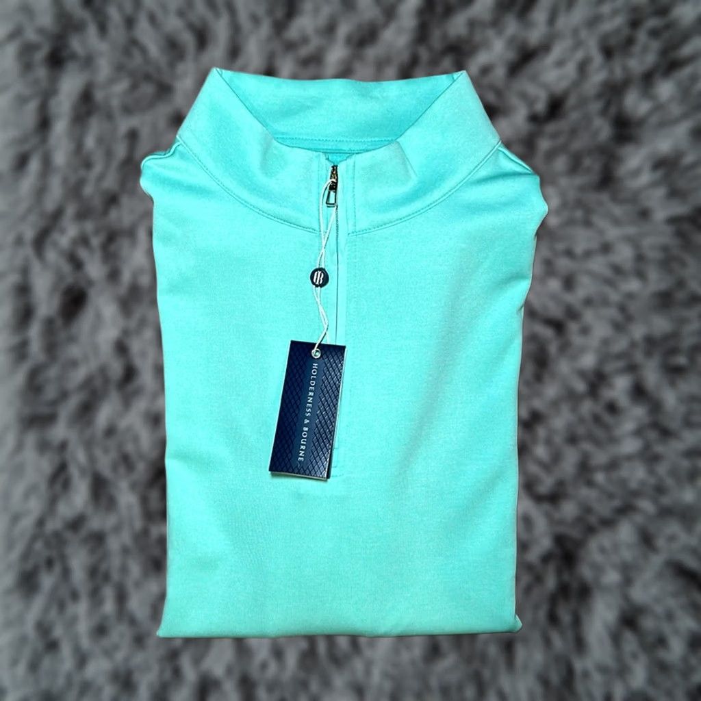 Vintage Holderness & Bourne Dry Luxe Performance Quarter Zip Pullover M Men Green XS? Size US M / EU 48-50 / 2 - 1 Thumbnail
