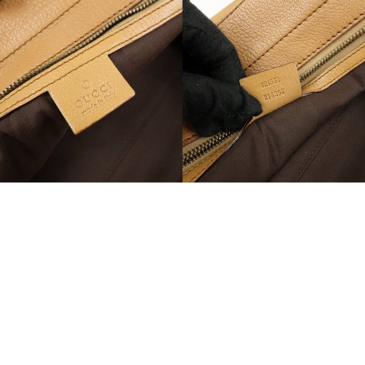 Gucci Gucci Interlocking G Blondie Studs Calfskin Satchel Tan Size ONE SIZE - 8 Thumbnail