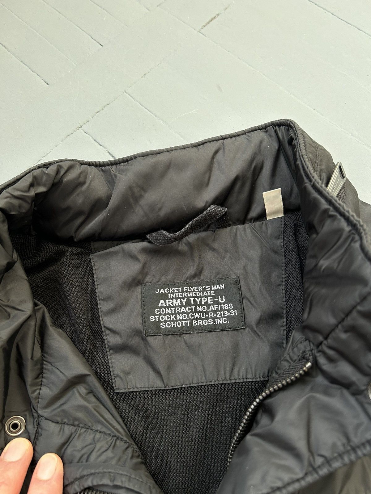 Schott Schott jacket flyers man Size US L / EU 52-54 / 3 - 6 Thumbnail