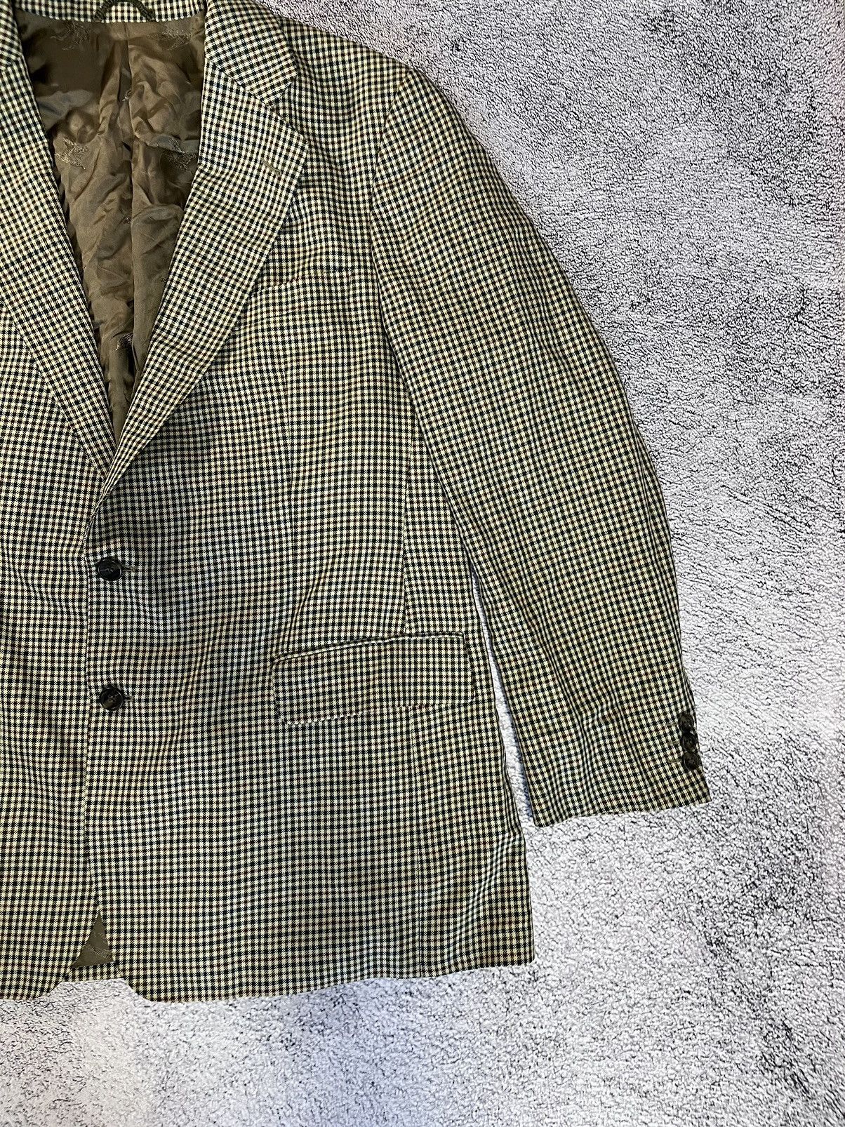 Burberry Burberrys Mens Blazer Jacket Striped Vintage Wool Size 56 Size 54L - 14 Thumbnail