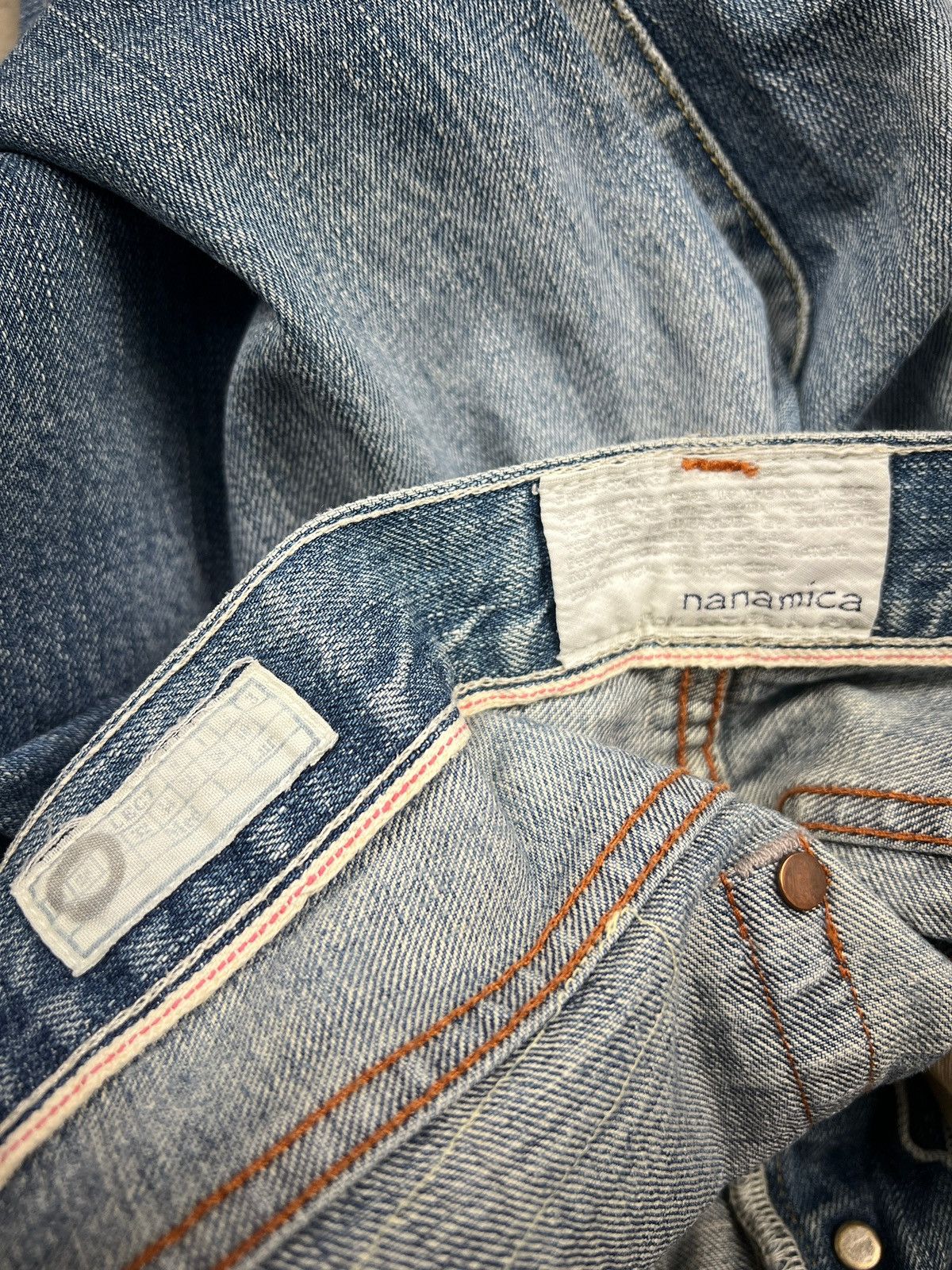 Japanese Brand × Nanamica Nanamica Half Selvedge Slim Denim Size US 31 - 10 Thumbnail