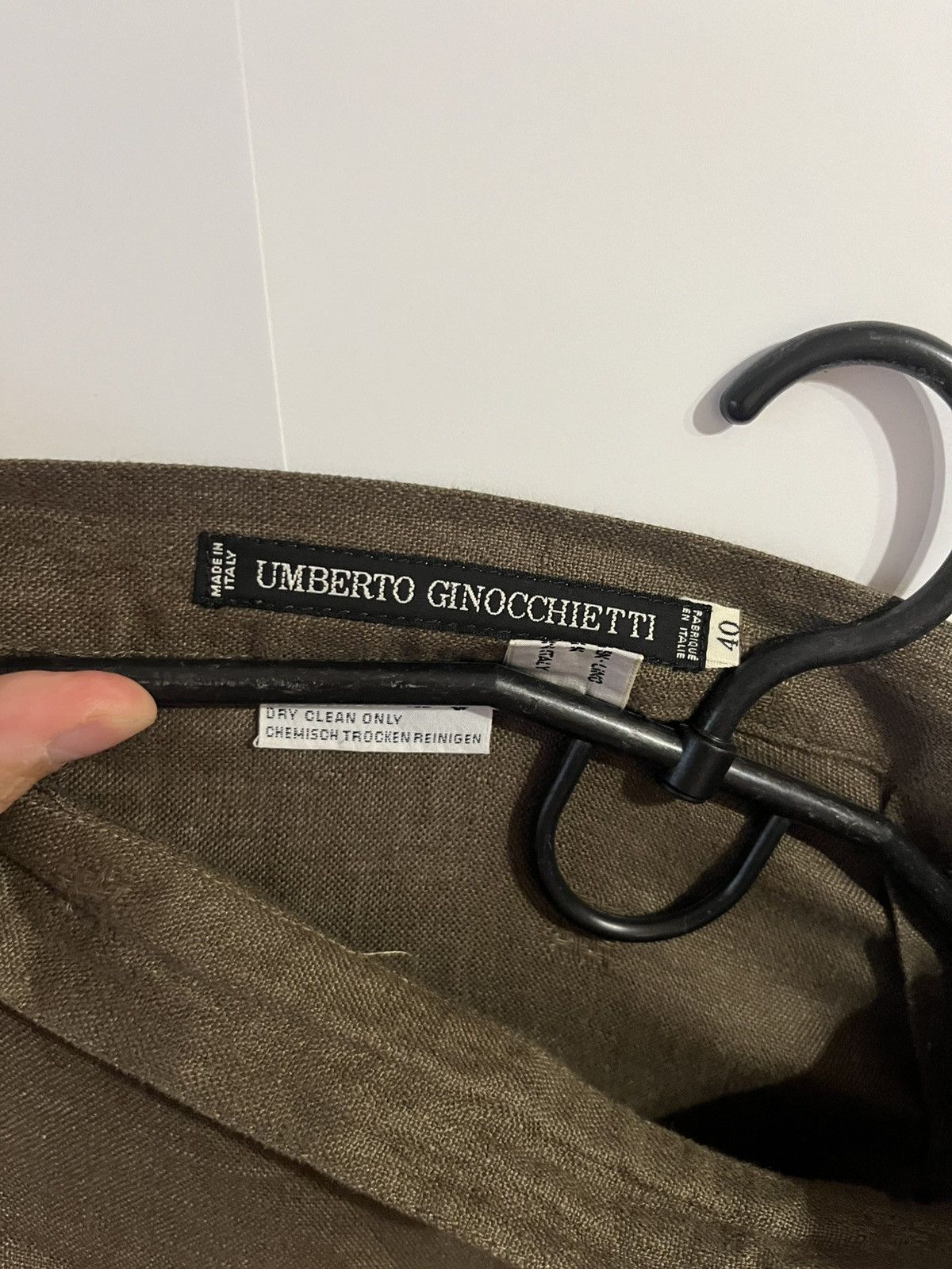 Other Umbreto Ginocchietti Avant Garde Linen Mini Skirt Size 27" / US 4 / IT 40 - 8 Thumbnail
