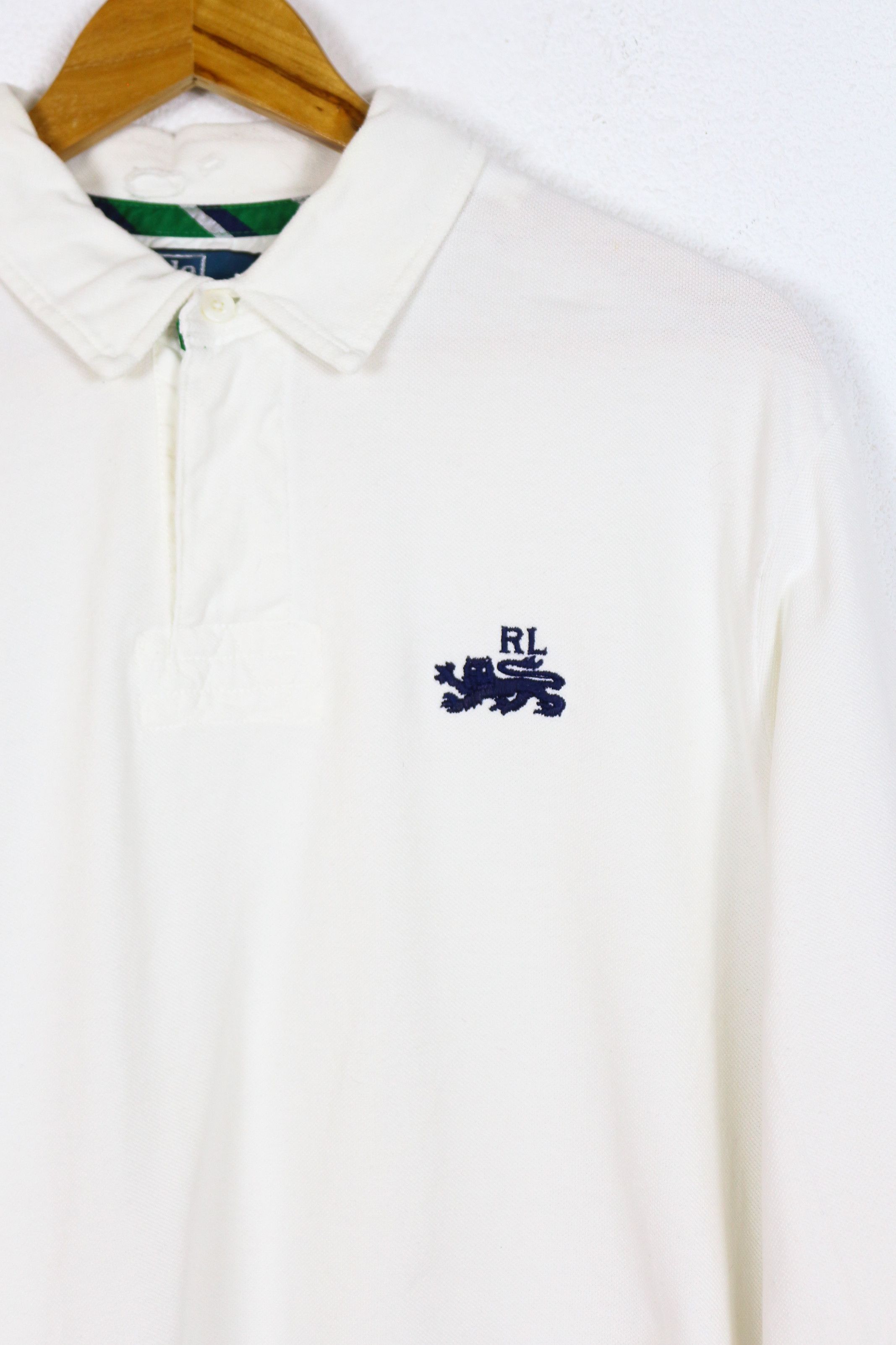 Rugby Ralph Lauren Ralph Lauren Rugby White Logo RL Golf Rugby Polo shirt Size US XL / EU 56 / 4 - 2 Thumbnail