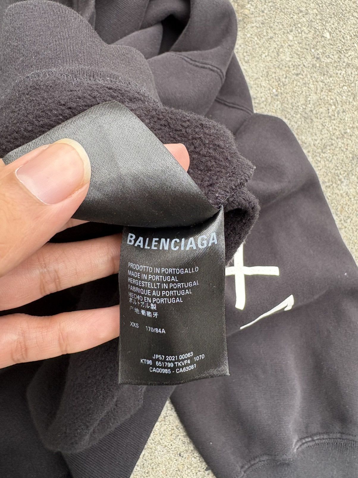 Balenciaga Balenciaga Hoodie Size US XXS / EU 40 - 5 Thumbnail