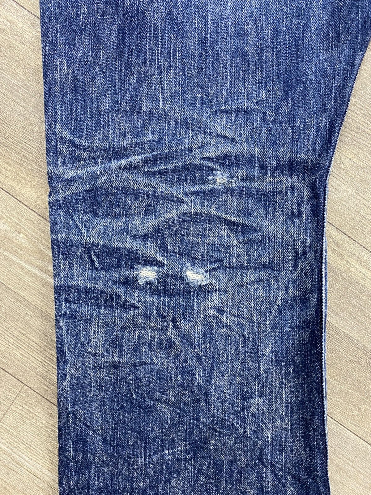 If Six Was Nine 2000s Dot & Stripe Distressed Punk Lgb Style Flared Jeans Size US 30 / EU 46 - 14 Thumbnail