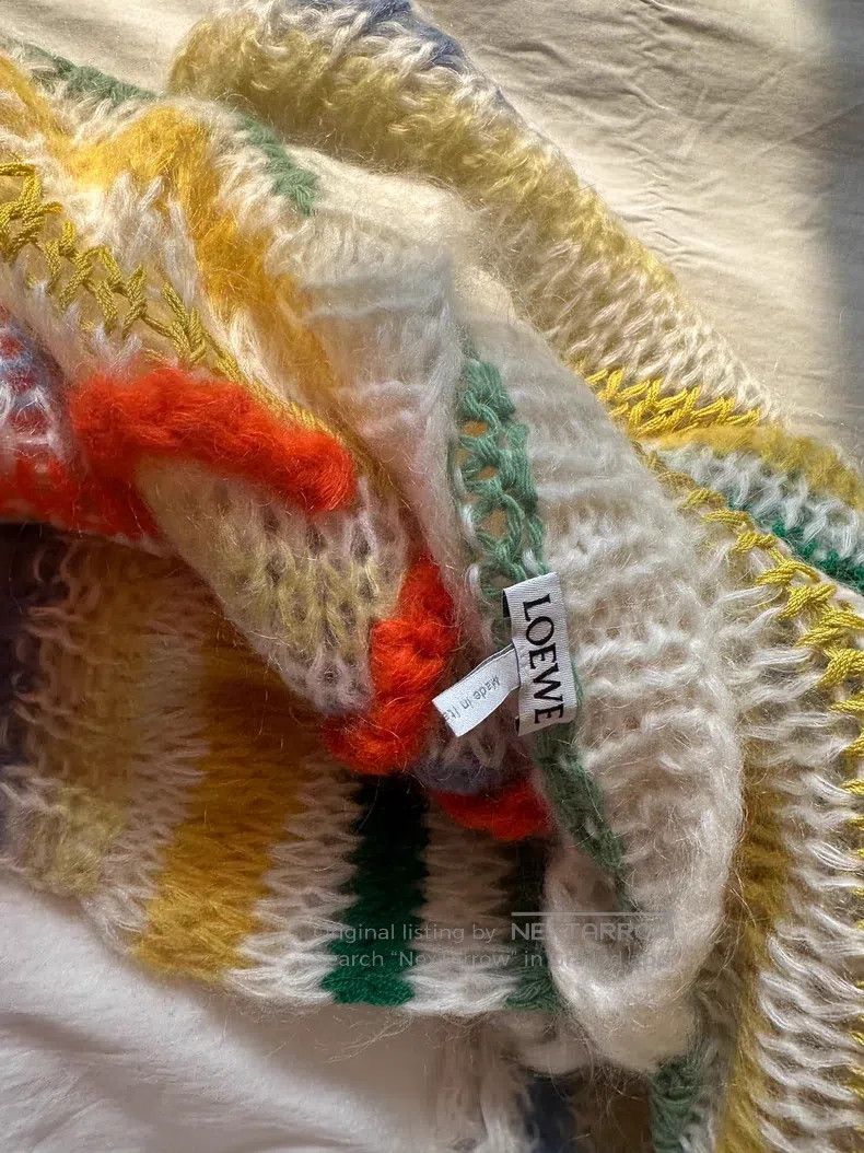 Loewe Loewe Rainbow mohair knitted sweater Size XS / US 0-2 / IT 36-38 - 3 Thumbnail