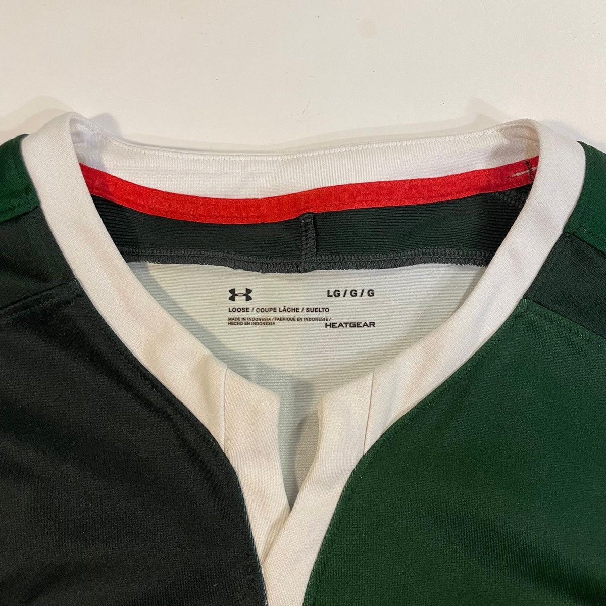 Under Armour Under Armour wales WRU Rugby Union green and white jersey Size US L / EU 52-54 / 3 - 6 Thumbnail