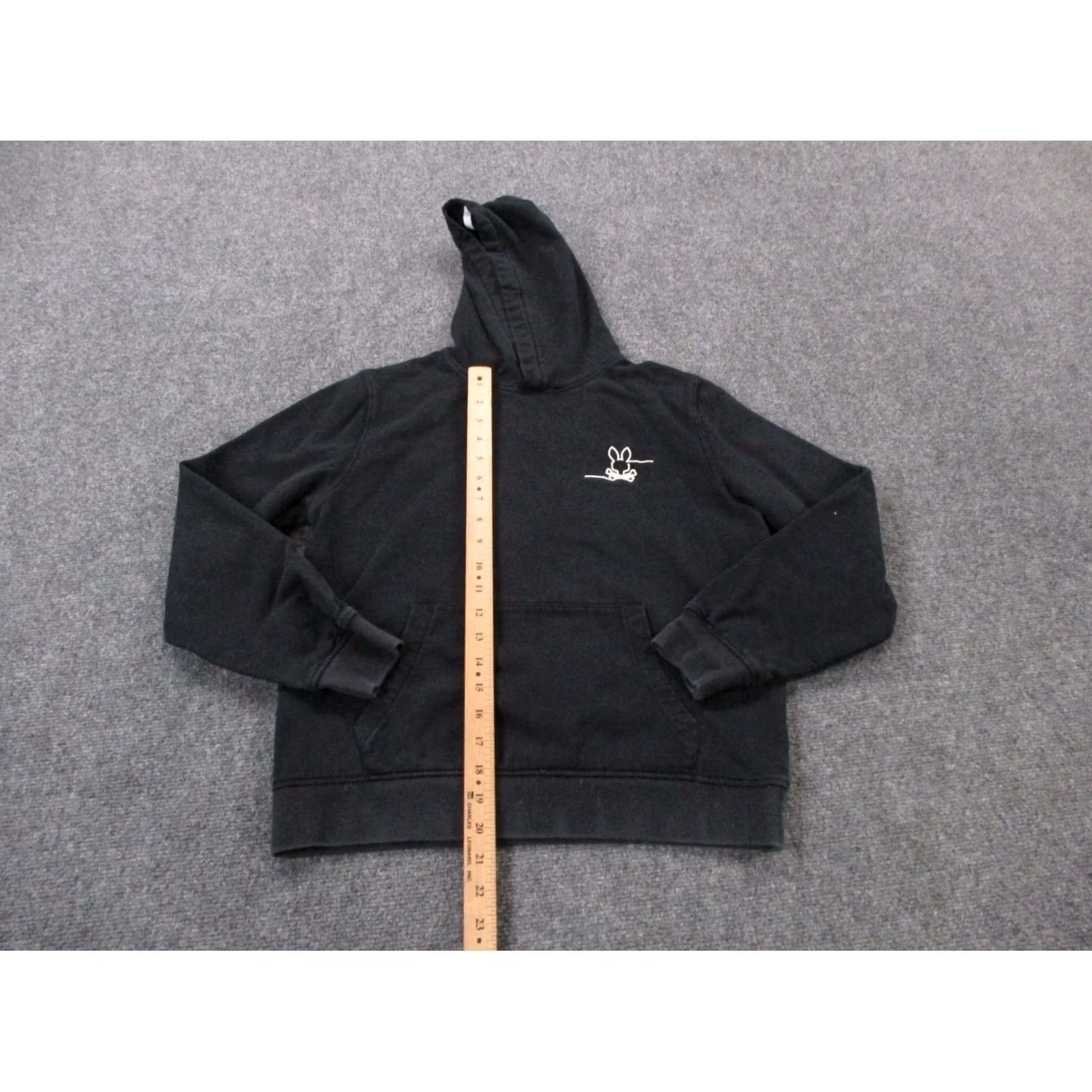 Psycho Bunny Psycho Bunny Hoodie Sweatshirt Black L 14 16 Logo Pullover Casual Womens Bunny Size L / US 10 / IT 46 - 3 Thumbnail