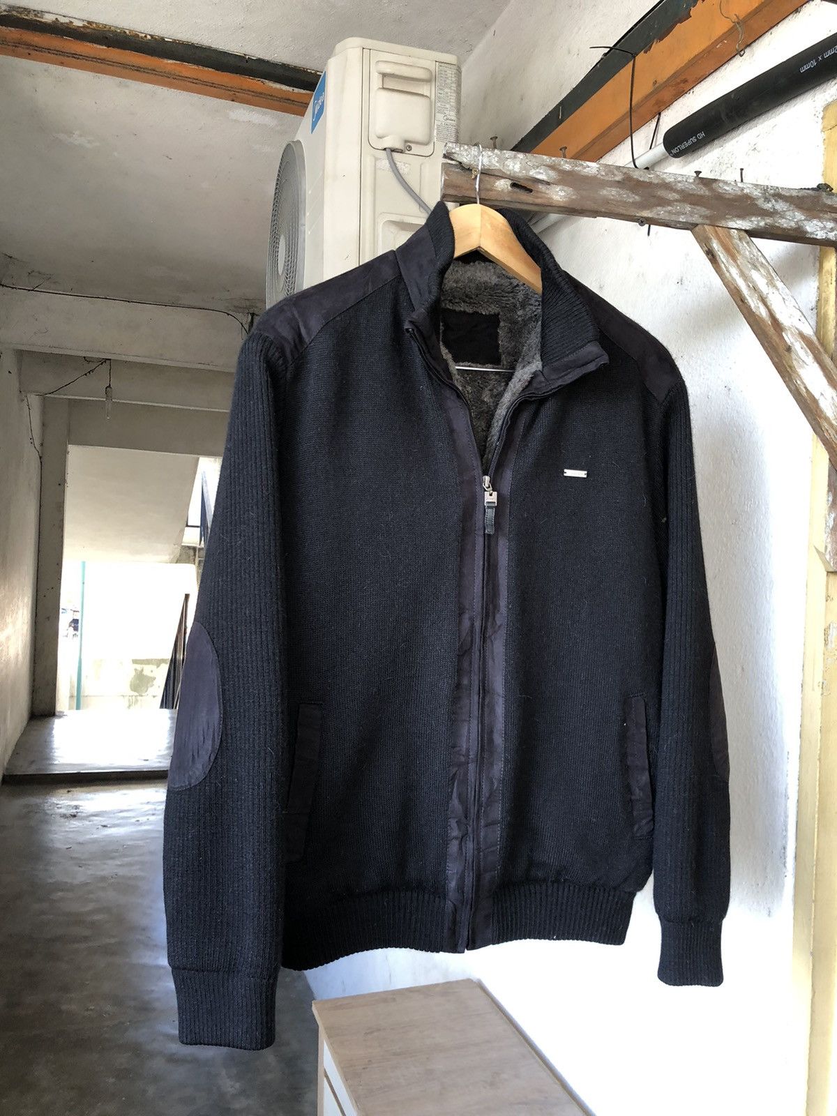 Lacoste Lacoste Knit Sherpa Zip Up Jacket For Winter Size US M / EU 48-50 / 2 - 5 Thumbnail