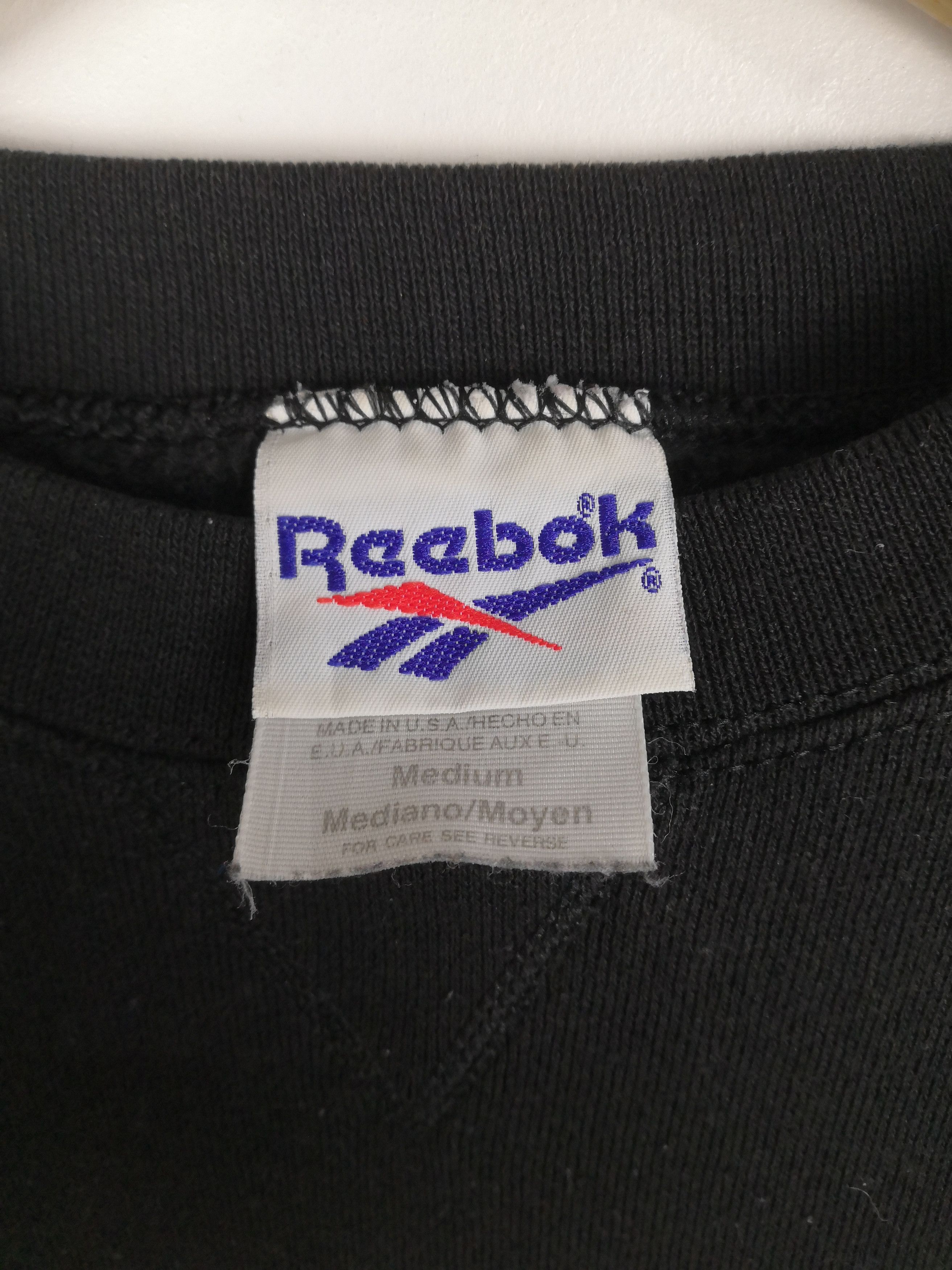 Reebok Vintage 90s Reebok Sweatshirt Big Logo Jamaica Size US M / EU 48-50 / 2 - 4 Thumbnail