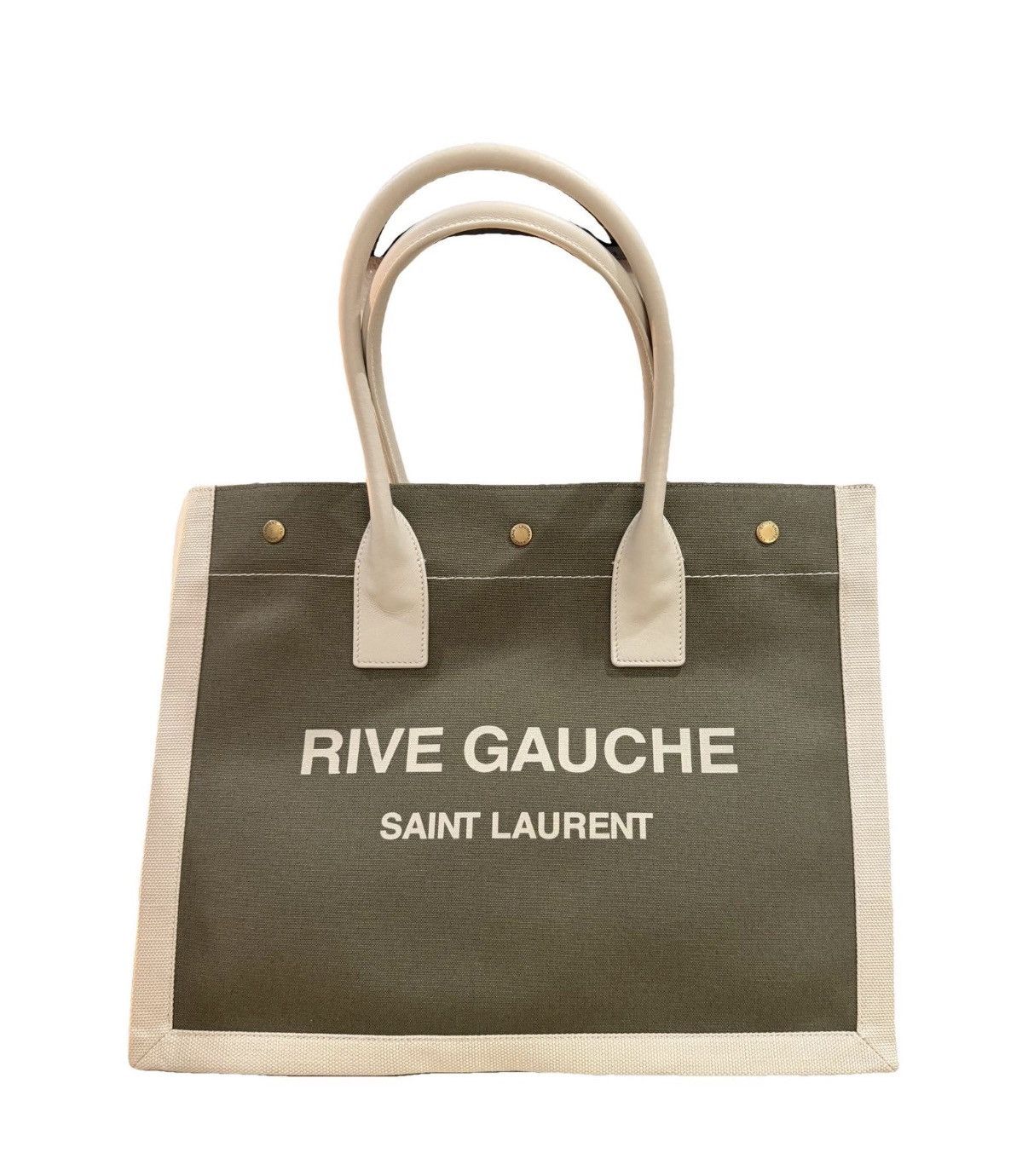 Saint Laurent Paris AUTHENTICATED Saint Laurent Rive Gauche Tote💚Tags attached ✅ Size ONE SIZE - 8 Thumbnail