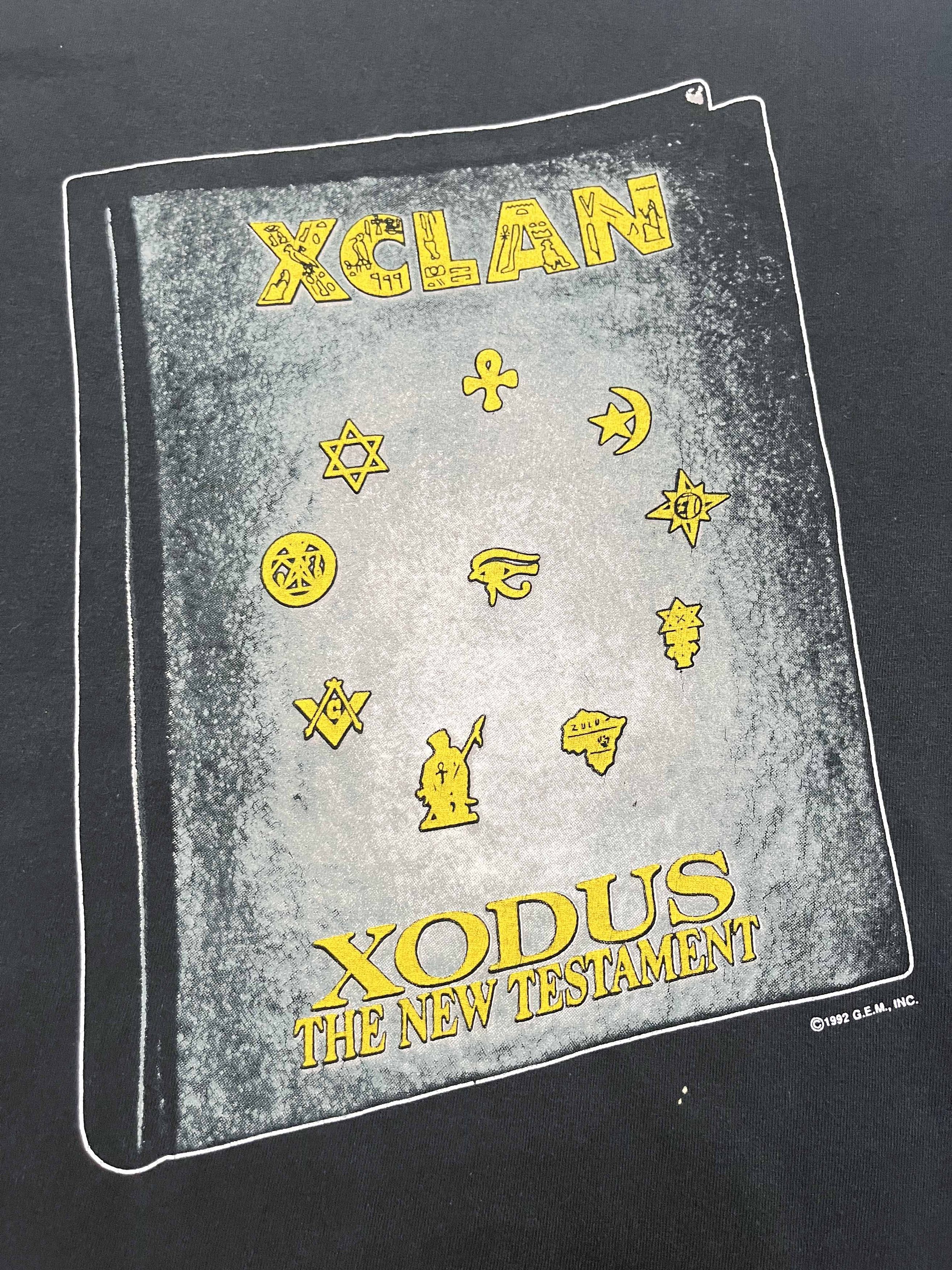 Fruit Of The Loom Vintage FOTL 1992 Xodus X Clan The New Testament T-Shirt Size US XL / EU 56 / 4 - 2 Thumbnail