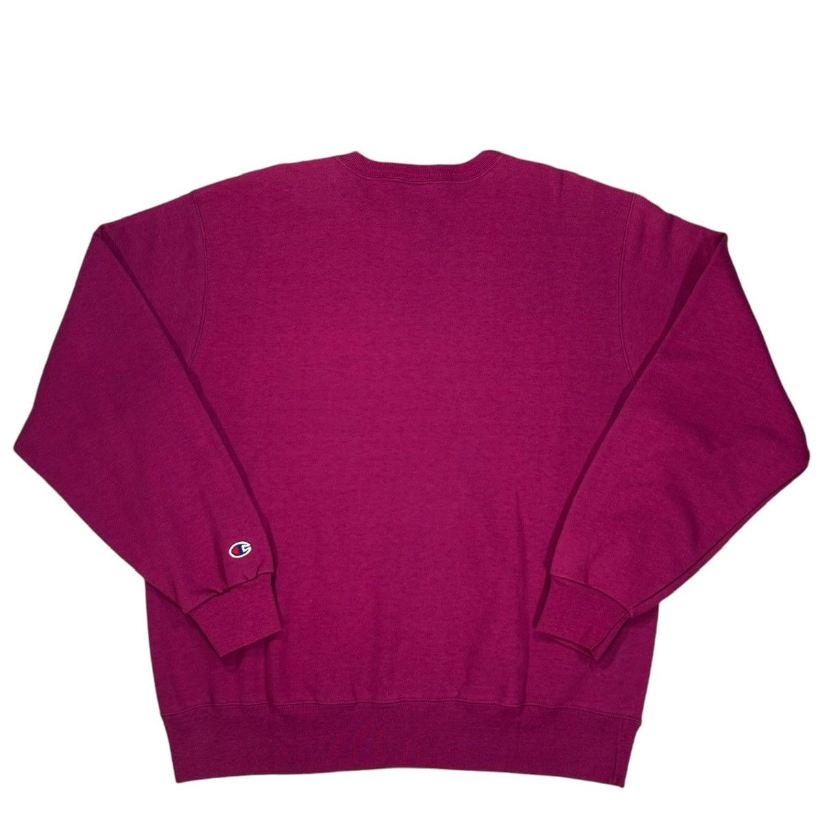 Champion Vintage 90s Champion Purple Embroidered Logo Sweatshirt Size US XL / EU 56 / 4 - 3 Thumbnail
