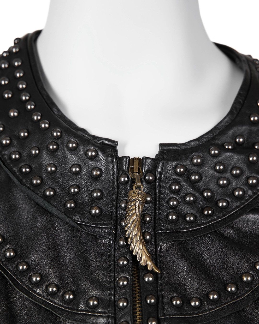 Just Cavalli Just Cavalli Leather Studded Jacket Size M / US 6-8 / IT 42-44 - 7 Thumbnail