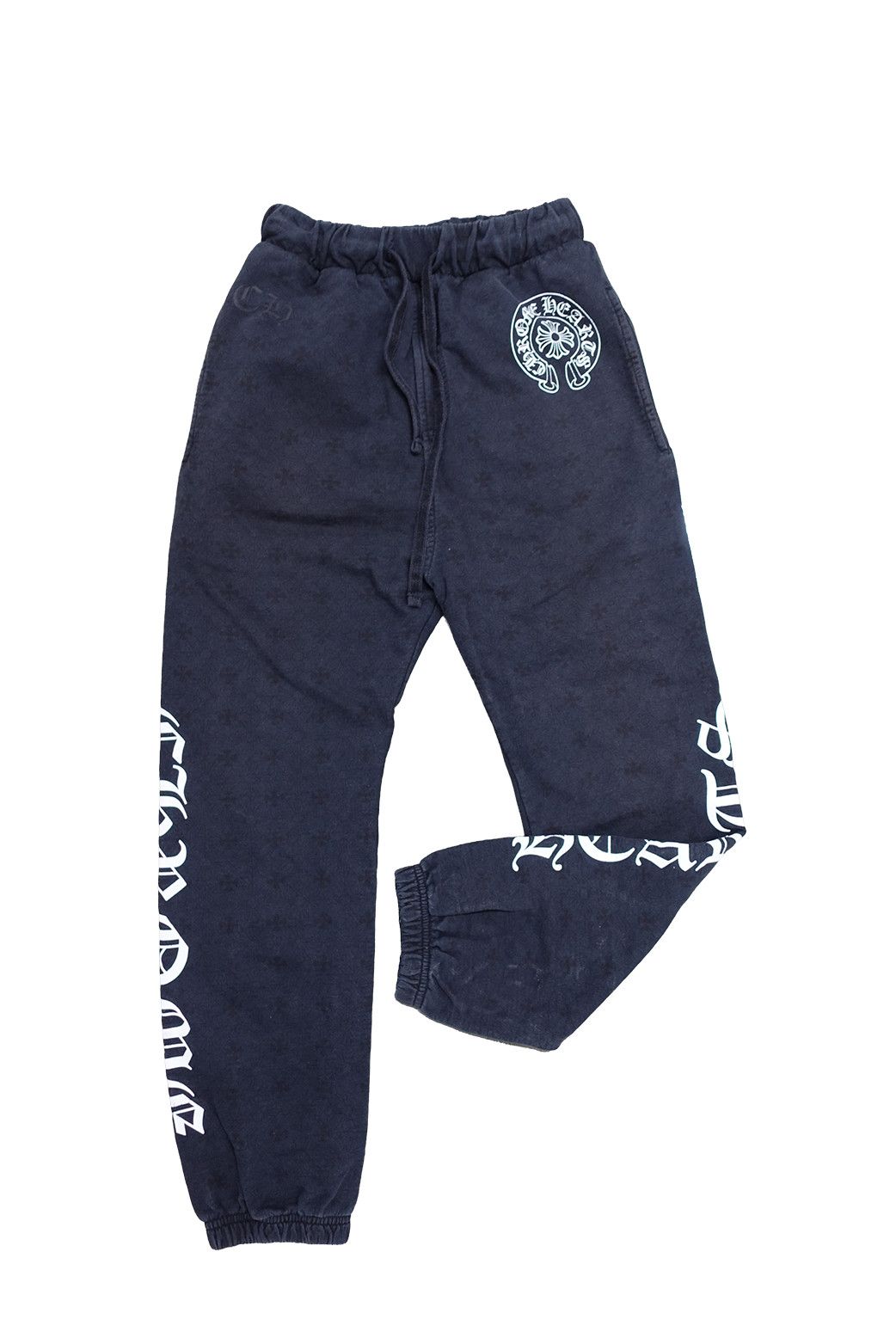 CHROME HEARTS MONOGRAM HORSESHOE SWEATPANTS BLACK