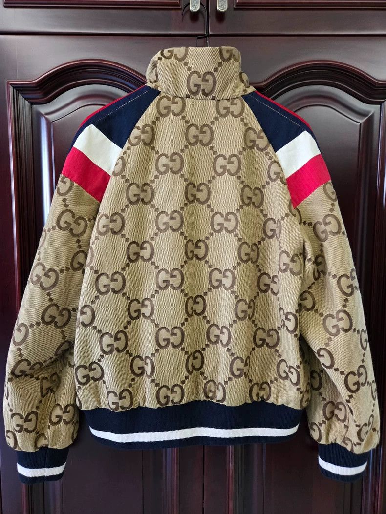 Gucci Gucci Double G print stand-up collar long sleeve Gucci old Size US M / EU 48-50 / 2 - 3 Thumbnail