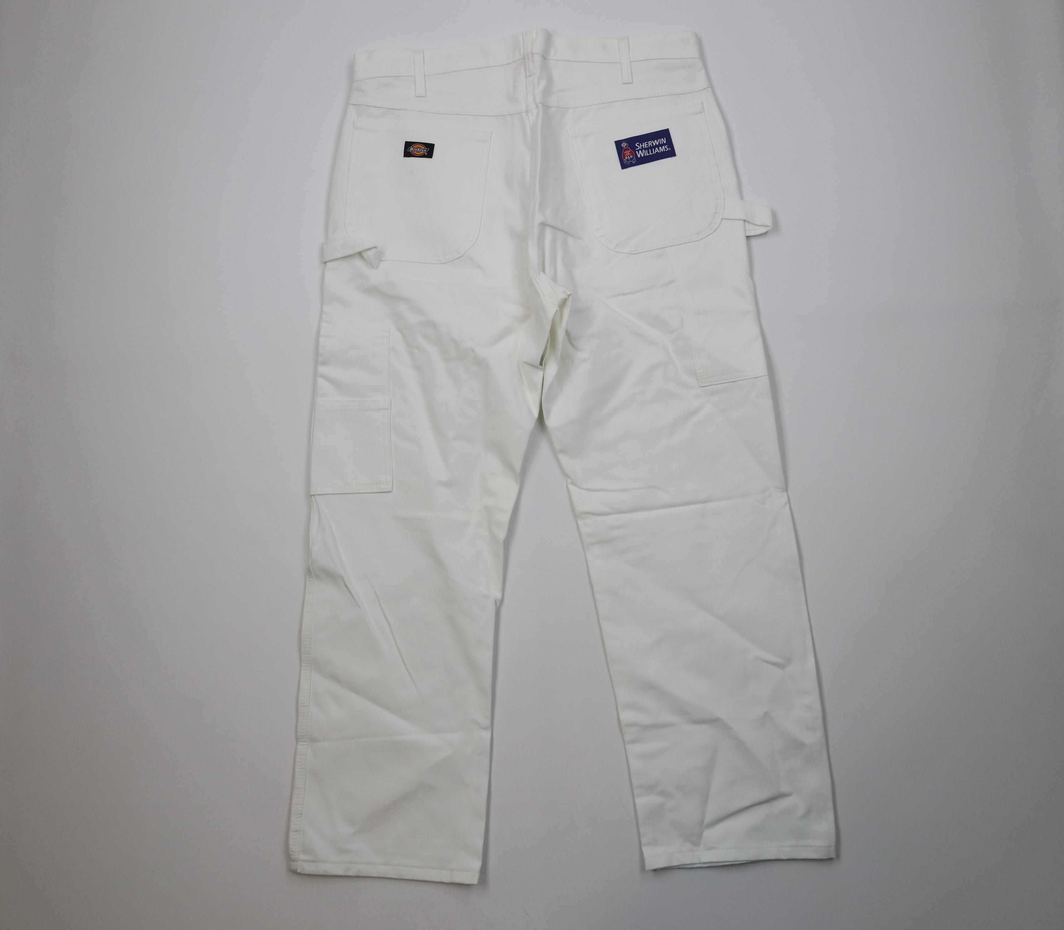 Dickies Deadstock Vintage Y2K Dickies Wide Leg Painters Pants White Size US 36 / EU 52 - 9 Thumbnail