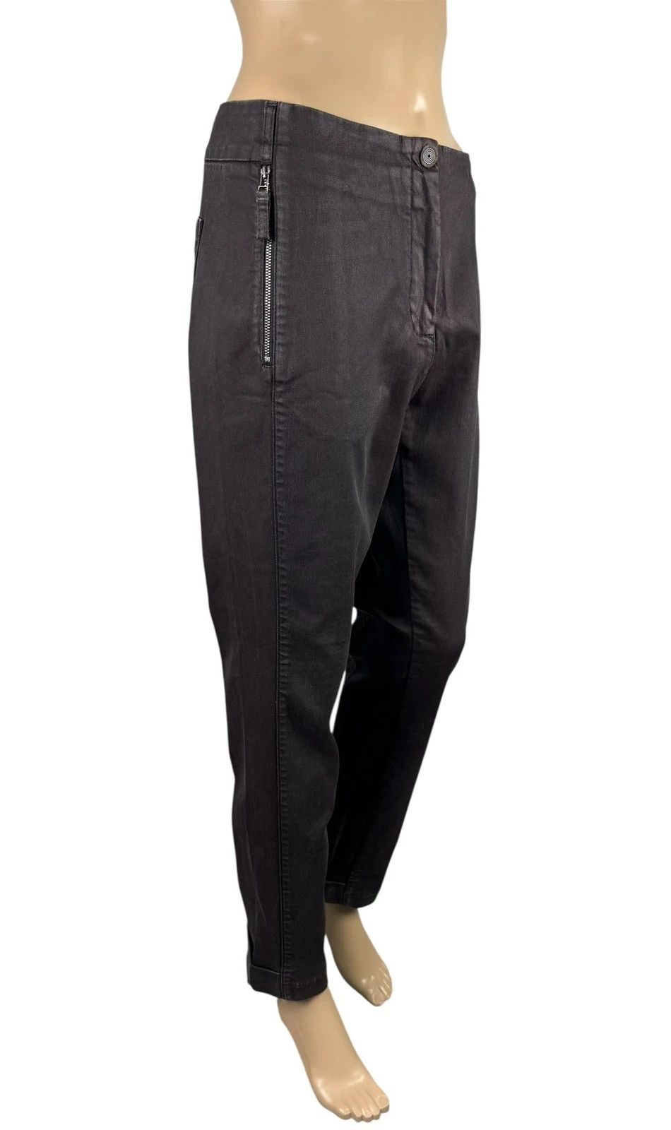 Annette Gortz Annette Gortz Denim Pants Bordeaux size DE40 IT46 Size 34" / US 12 / IT 48 - 3 Thumbnail