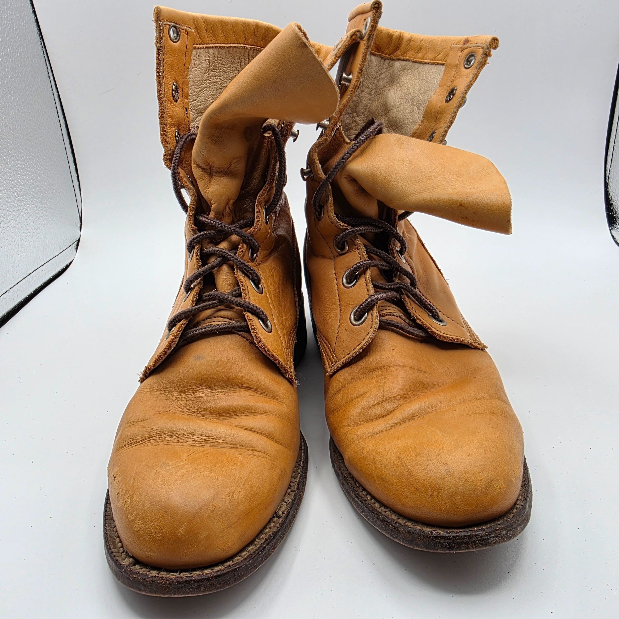 Justin Boots Justin Boots Womens Size 5 C Brown Boots Made In USA Casual Size US 5 / IT 35 - 2 Thumbnail